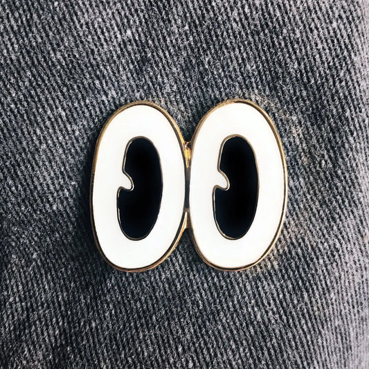 Cartoon Eyes Pin