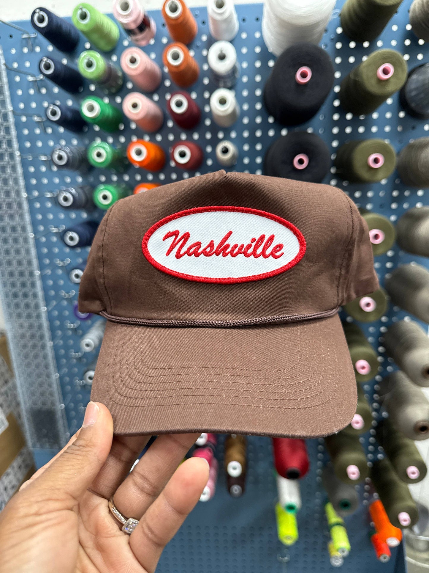 Trucker Hat Nashville Retro Patch Snapback