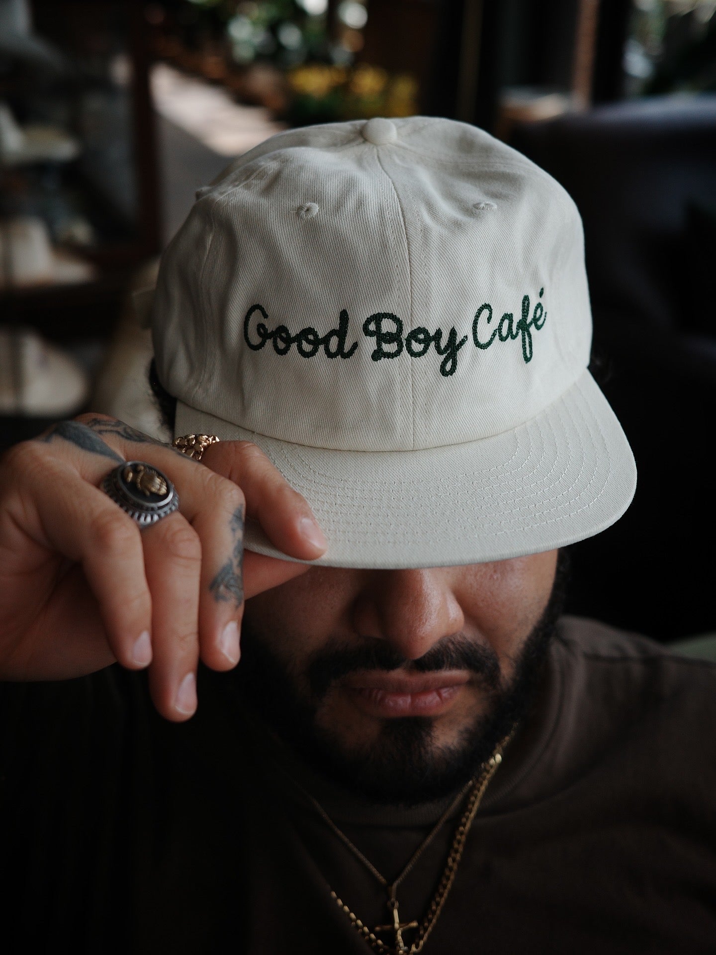 Good Boy Cafe Chainstitch Hat