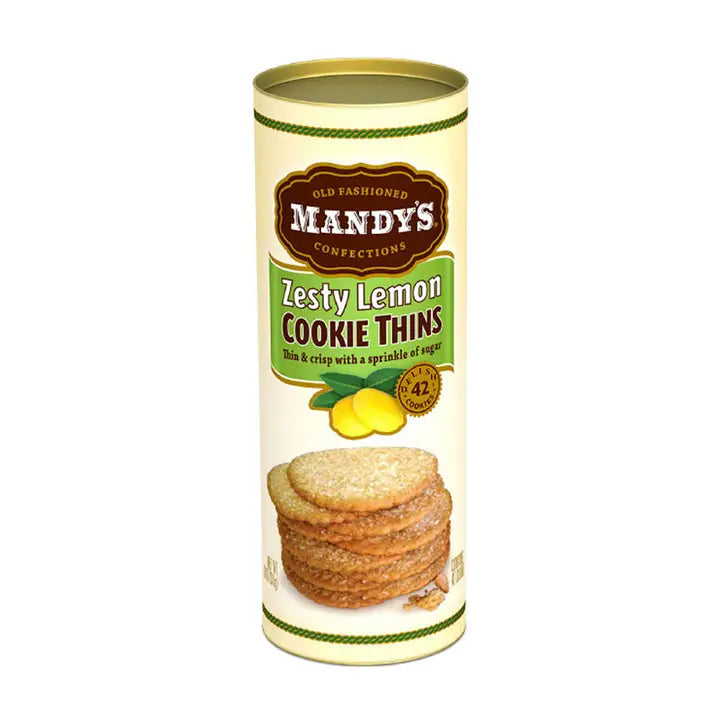Mandy's Zesty Lemon Cookies Thins