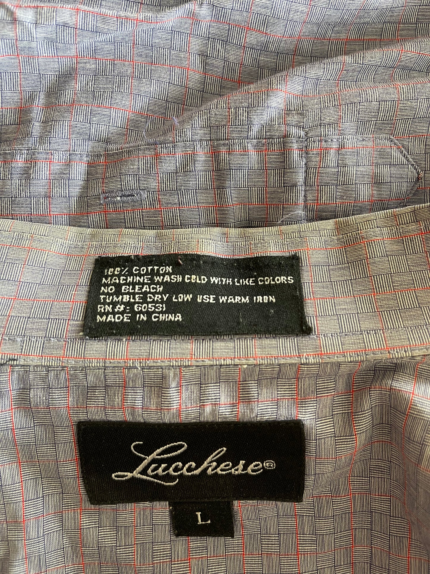 Blue Plaid Lucchese Button Up
