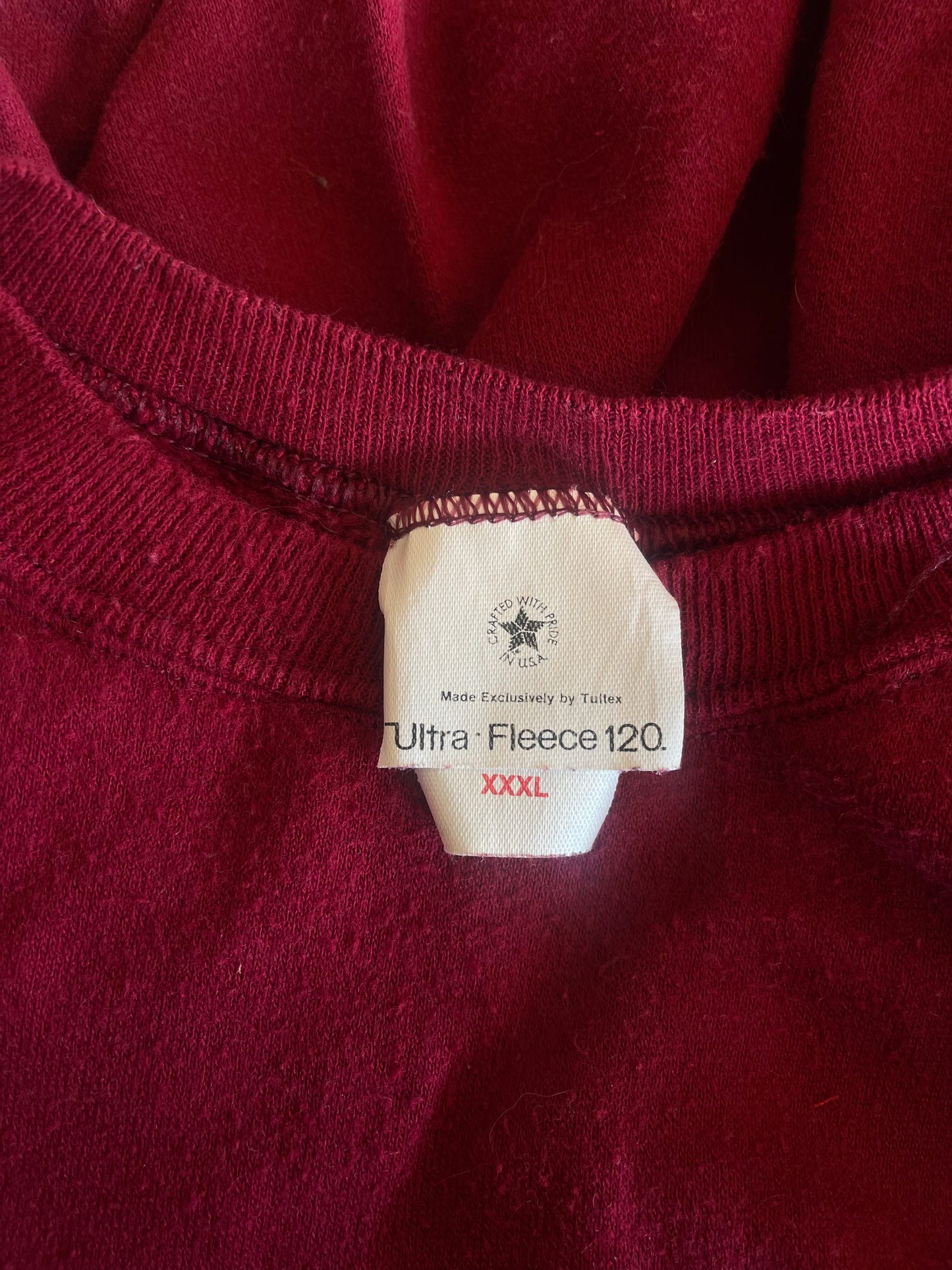 Burgundy Crewneck Sweater