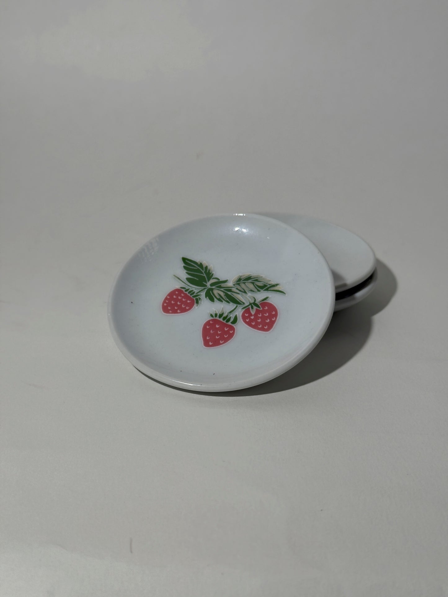 Small Pink Strawberry Dish