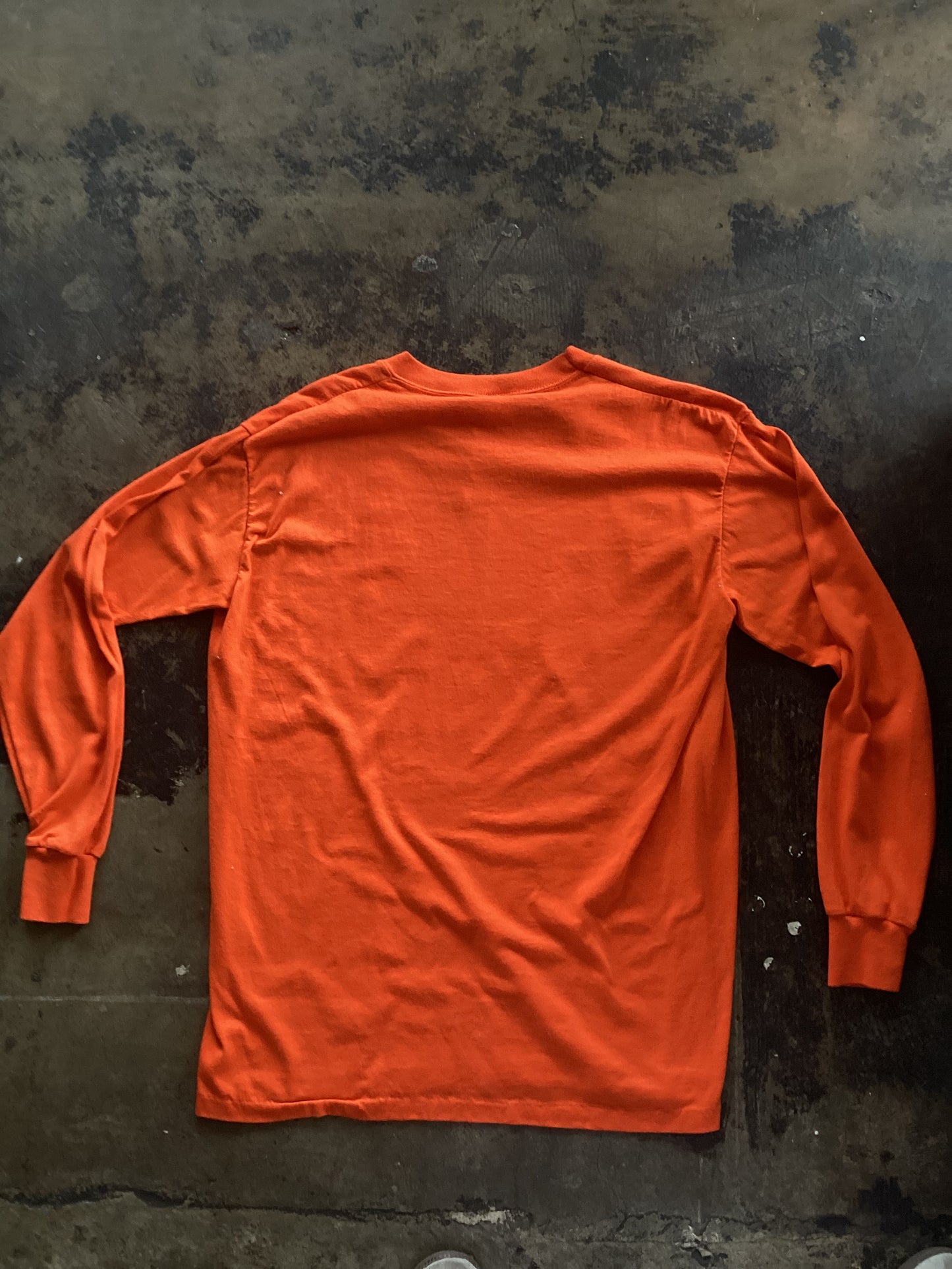 Orange Kuparuk Oilfield Long Sleeve Tee