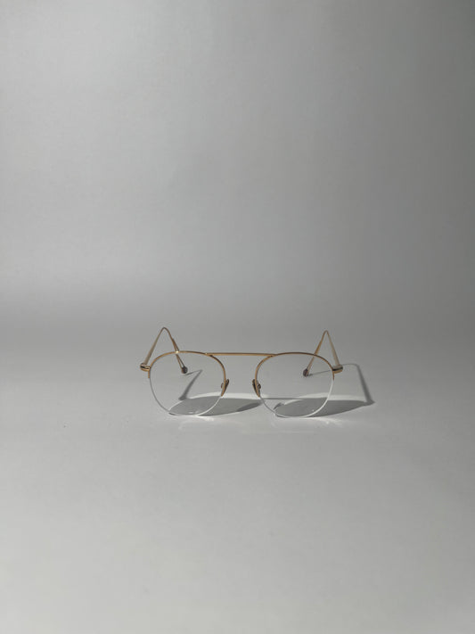 Gold Wire Voltaire Champagne Glasses