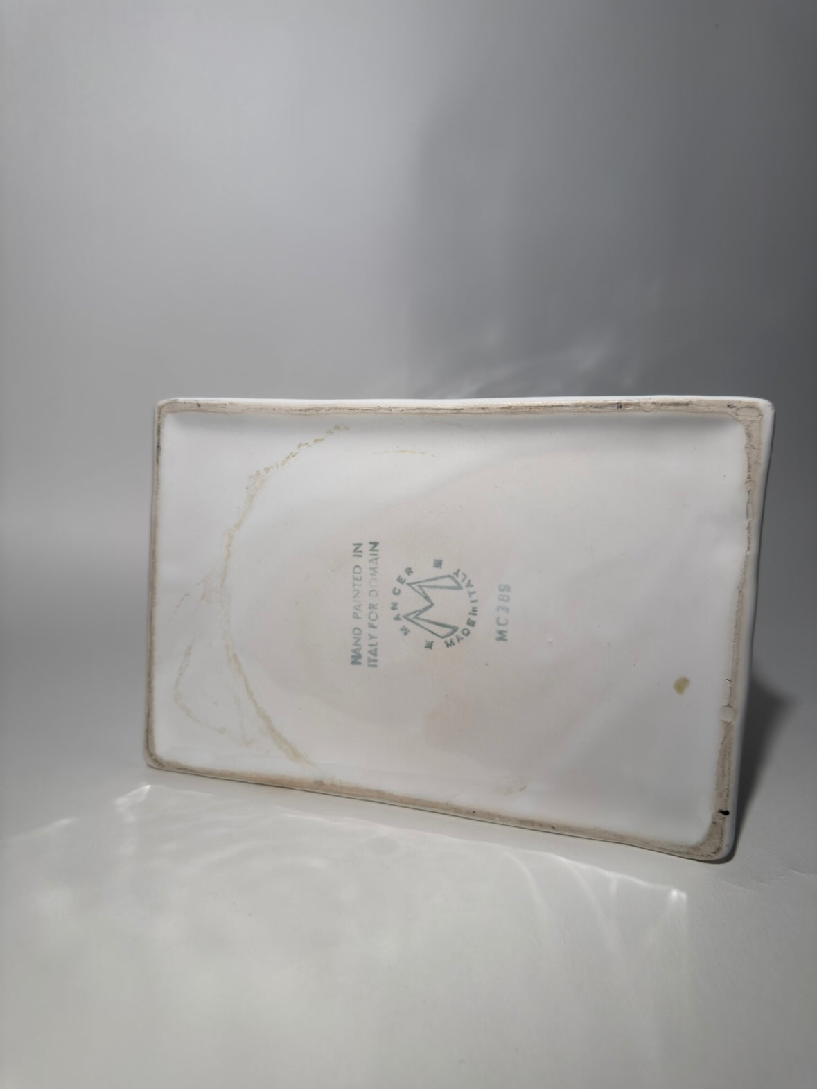 White Ceramic Paper Bag Vase