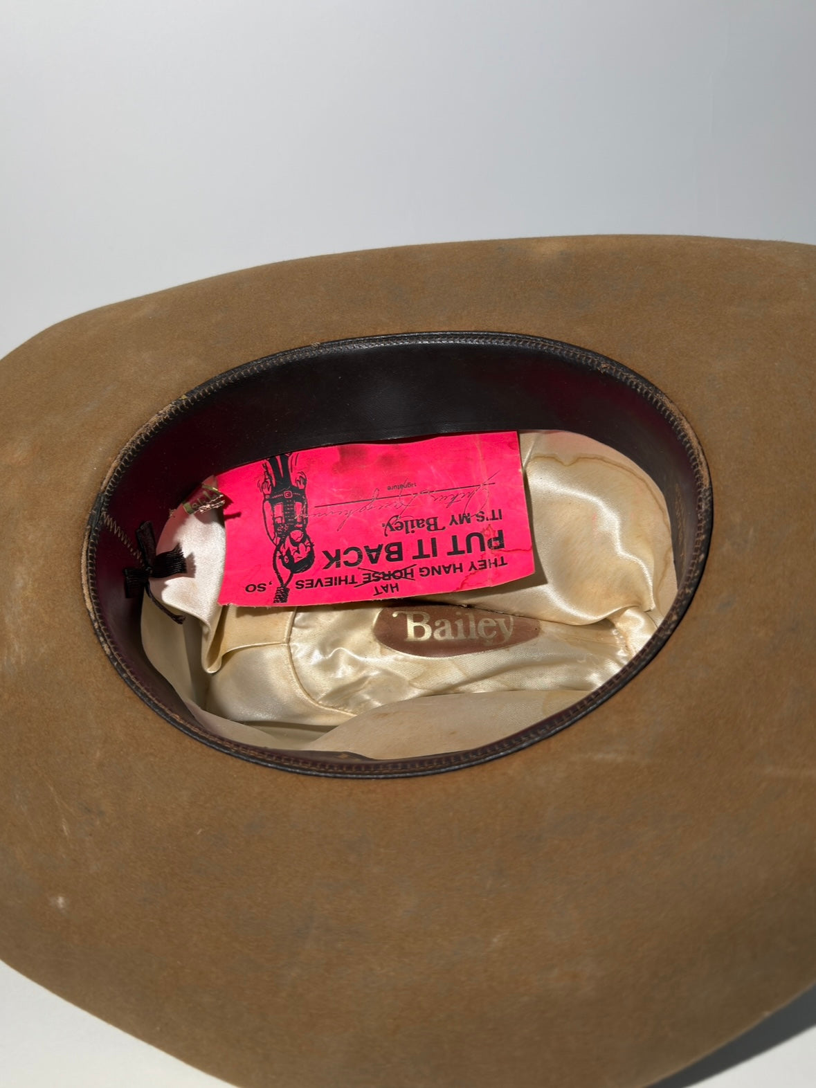 Brown Distressed Cowboy Hat