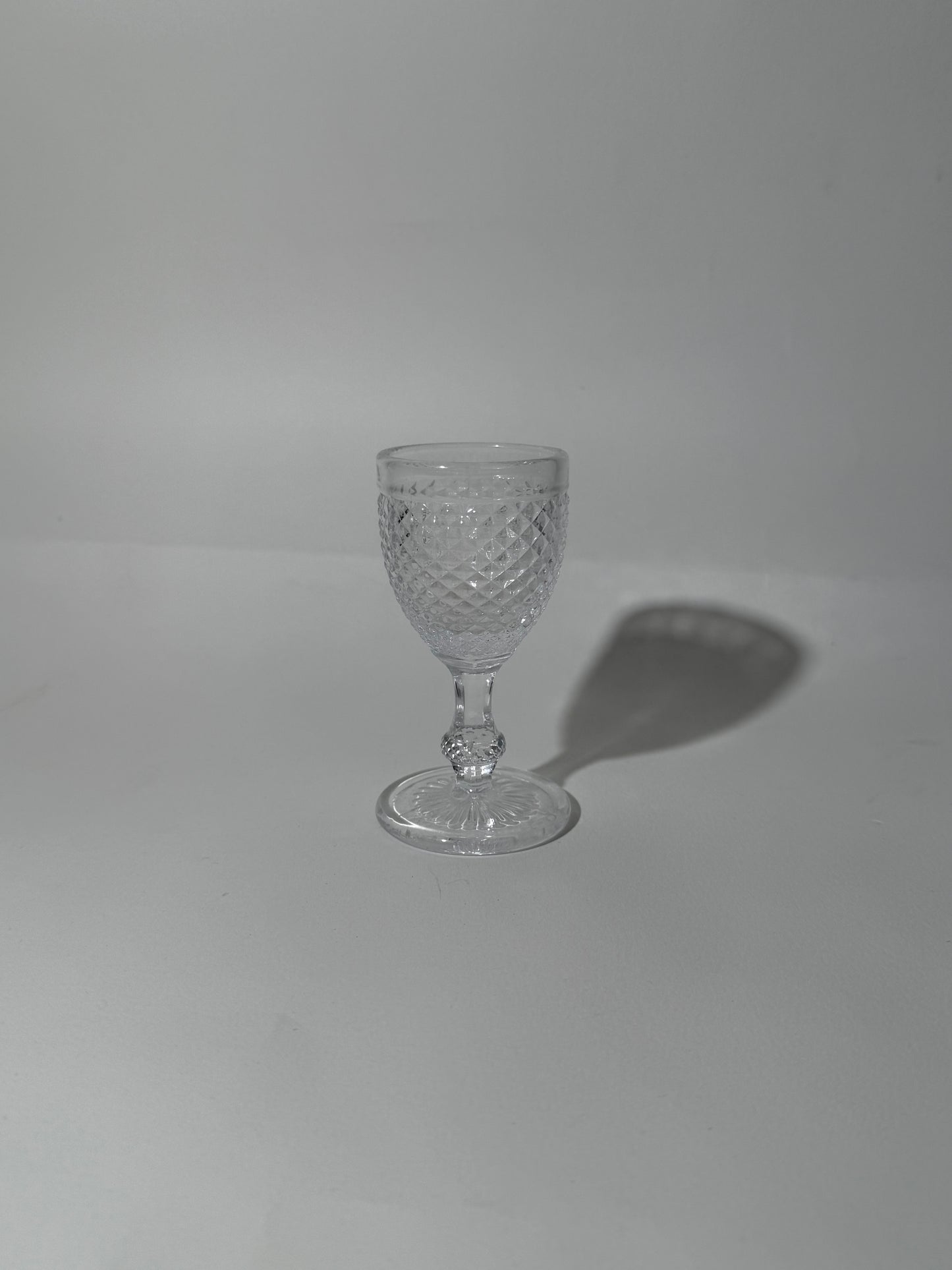 Small Crystal Cordial Glass