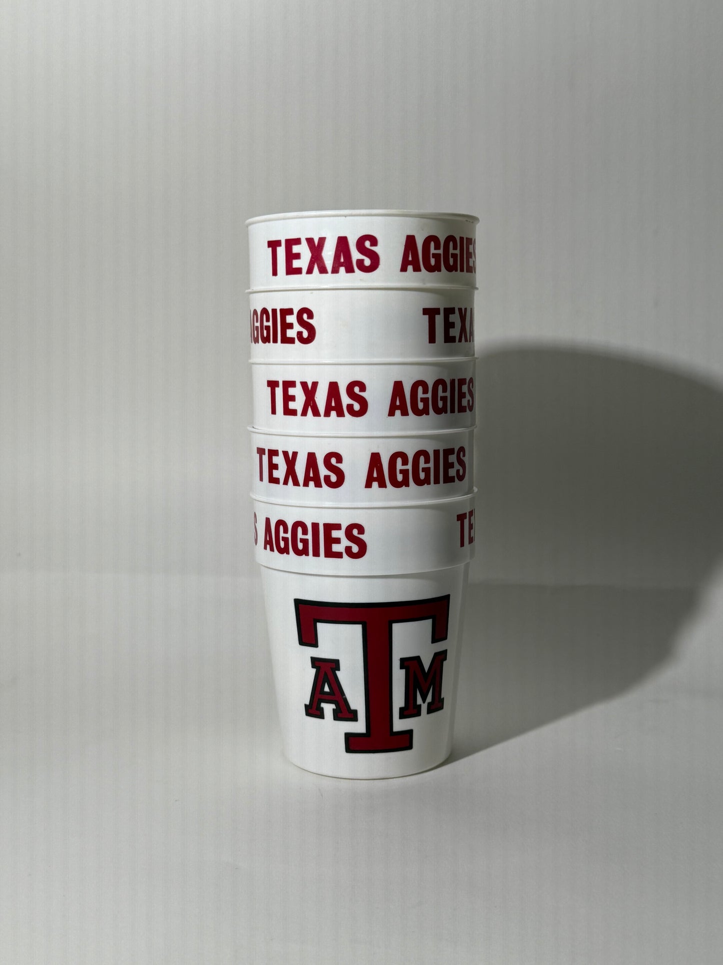 Texas A+M Plastic Cup