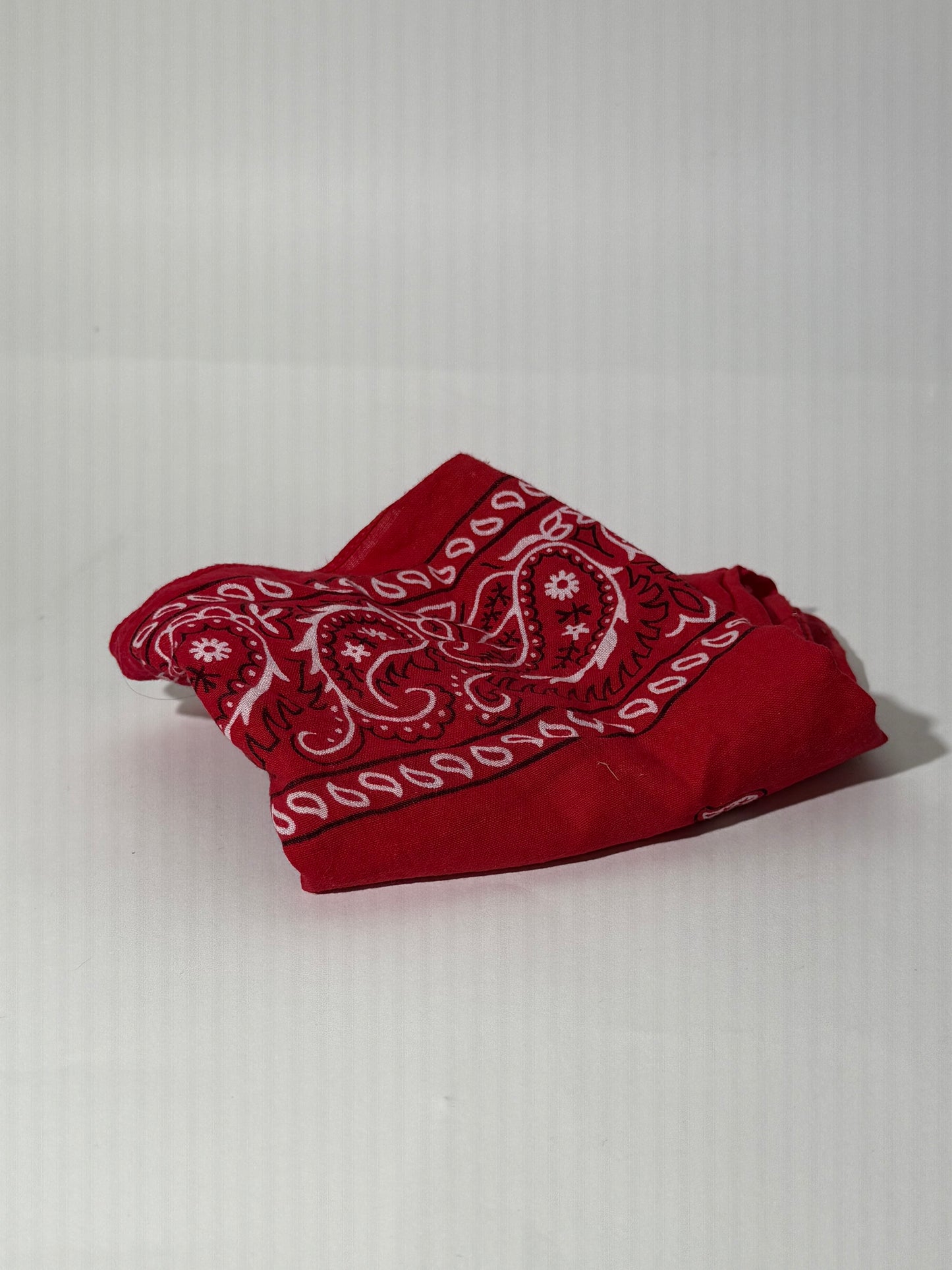 Red Paisley Bandana