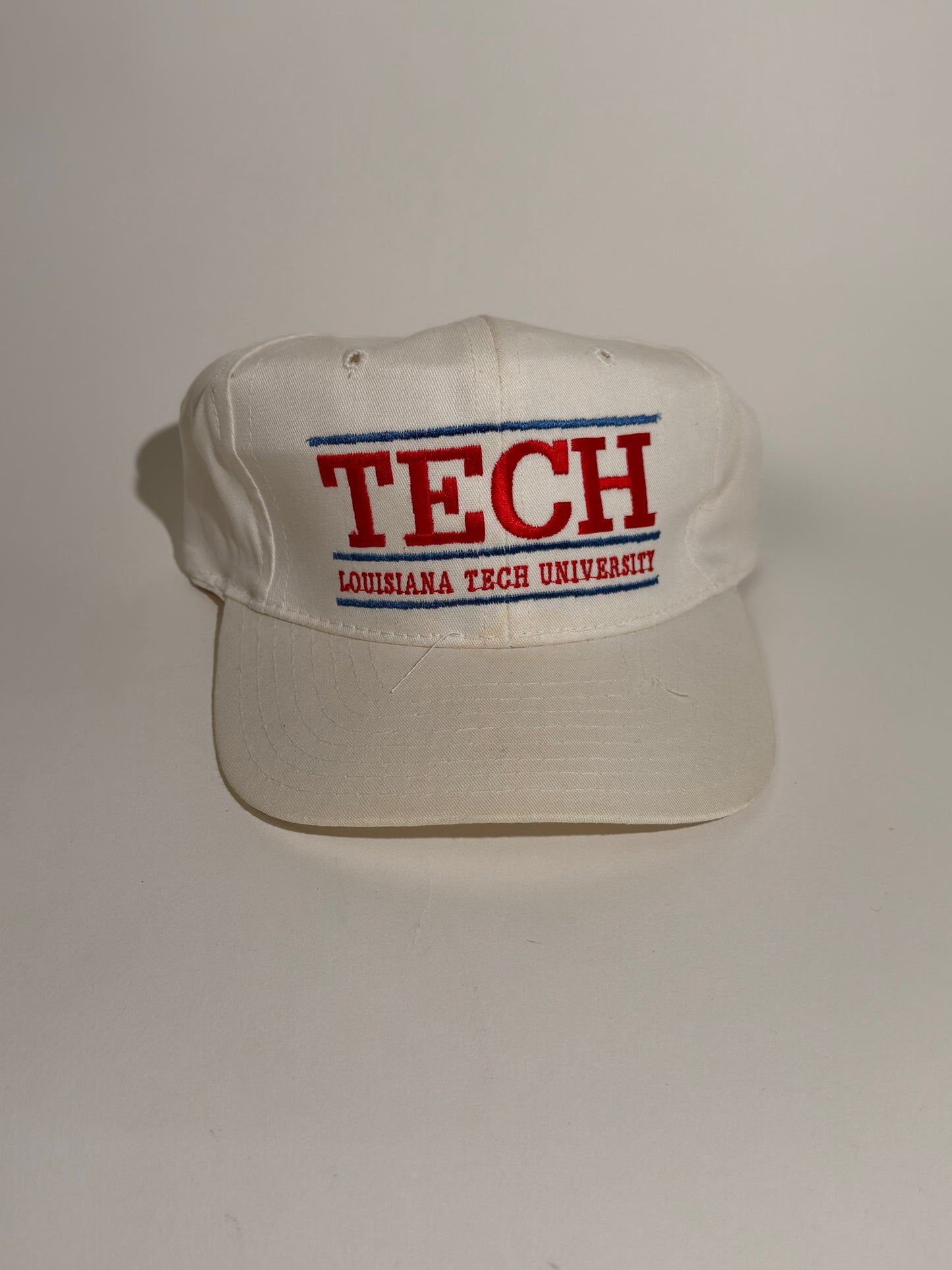 White Louisiana Tech Snapback Hat