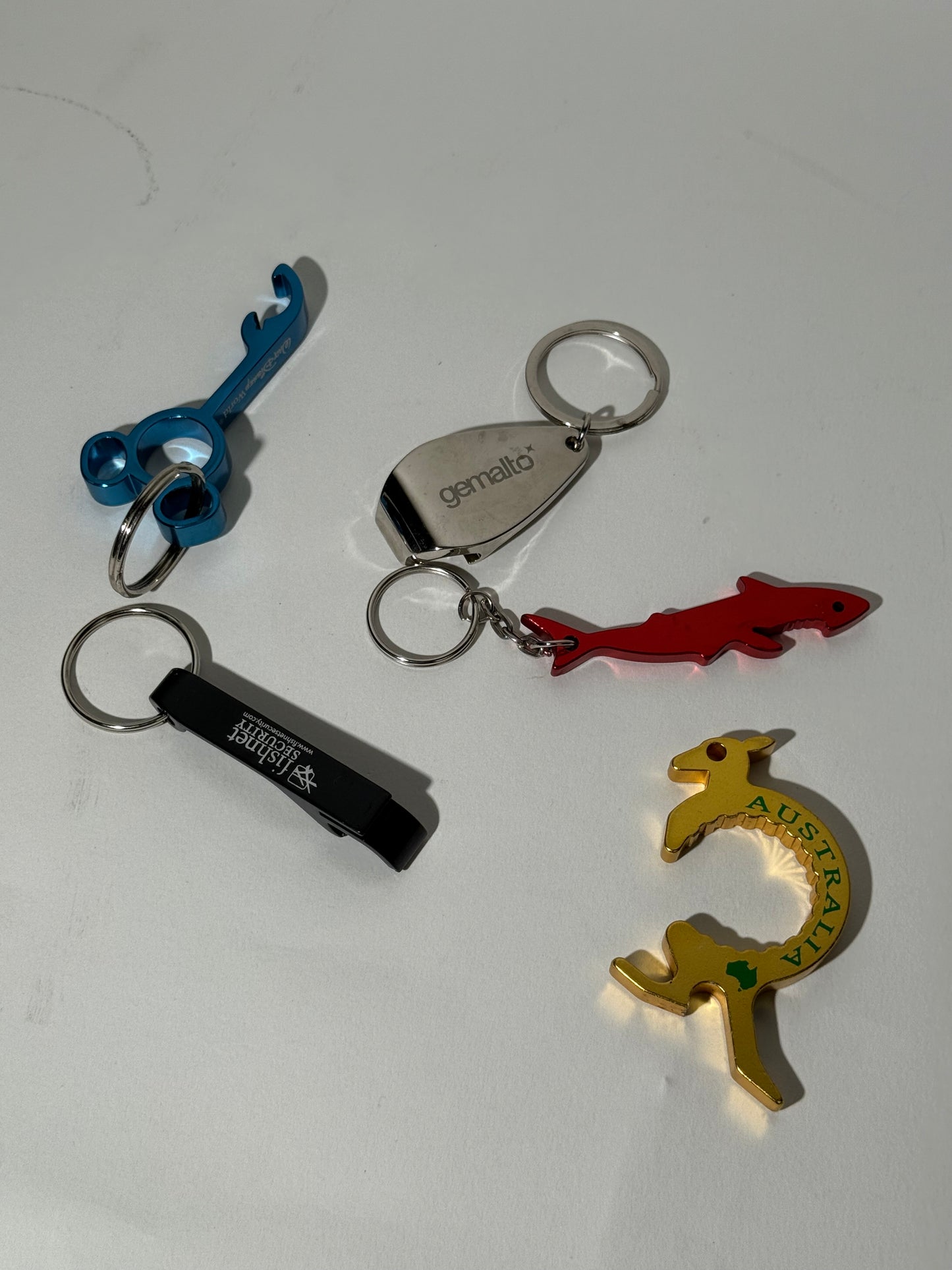 Assorted Bottle Openers/Key Rings