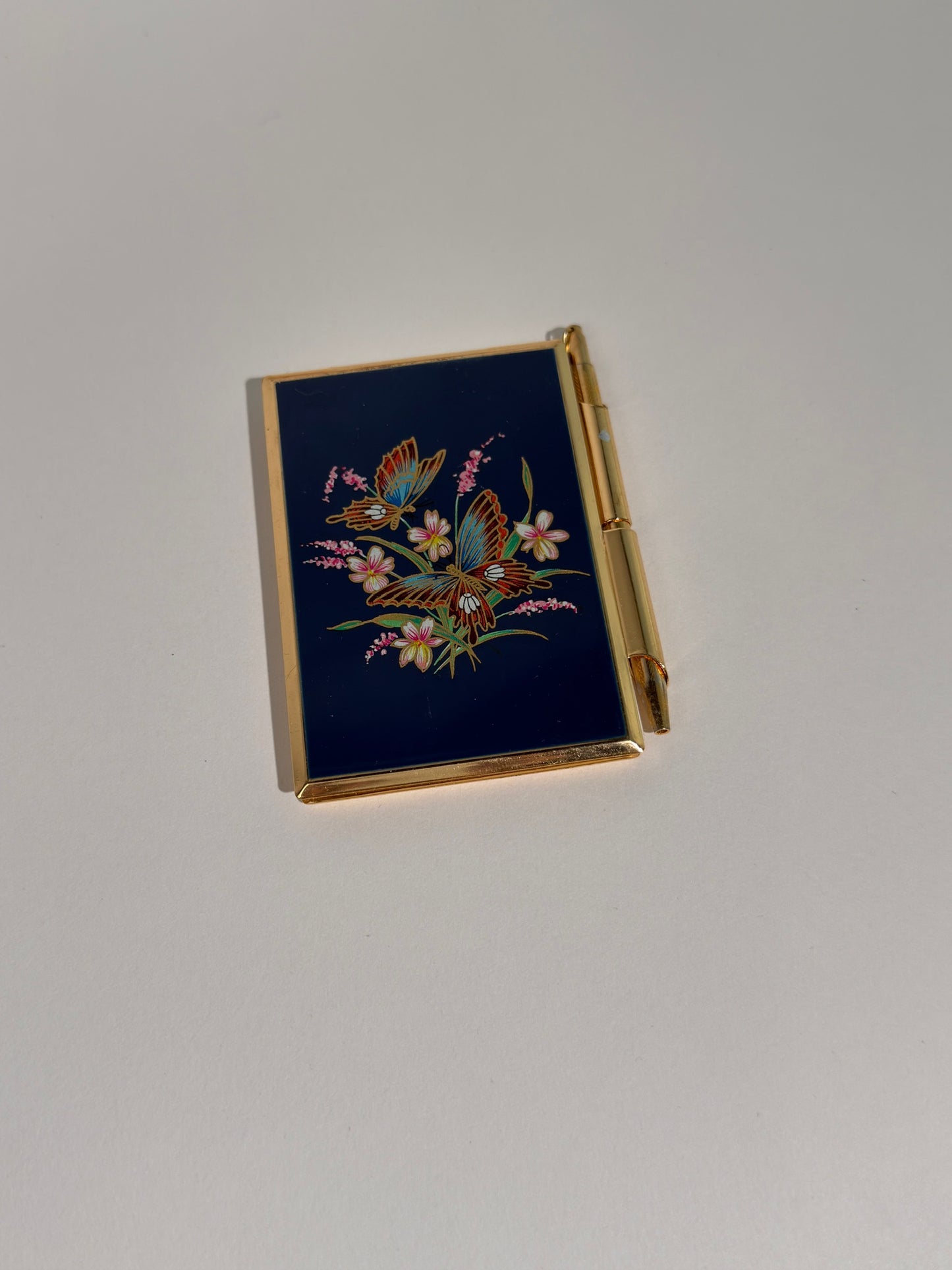 Brass Butterfly Memo Pad