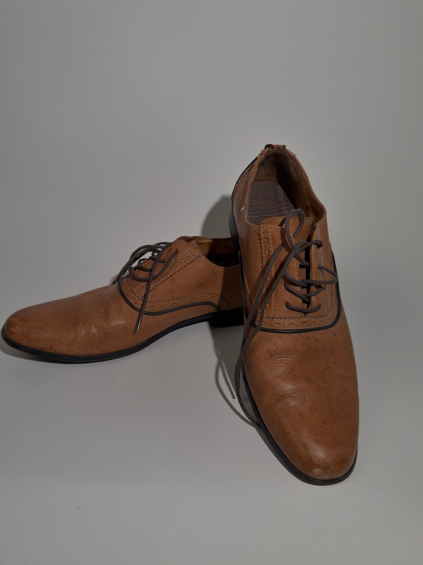 Light Brown Penguin Laced Loafers