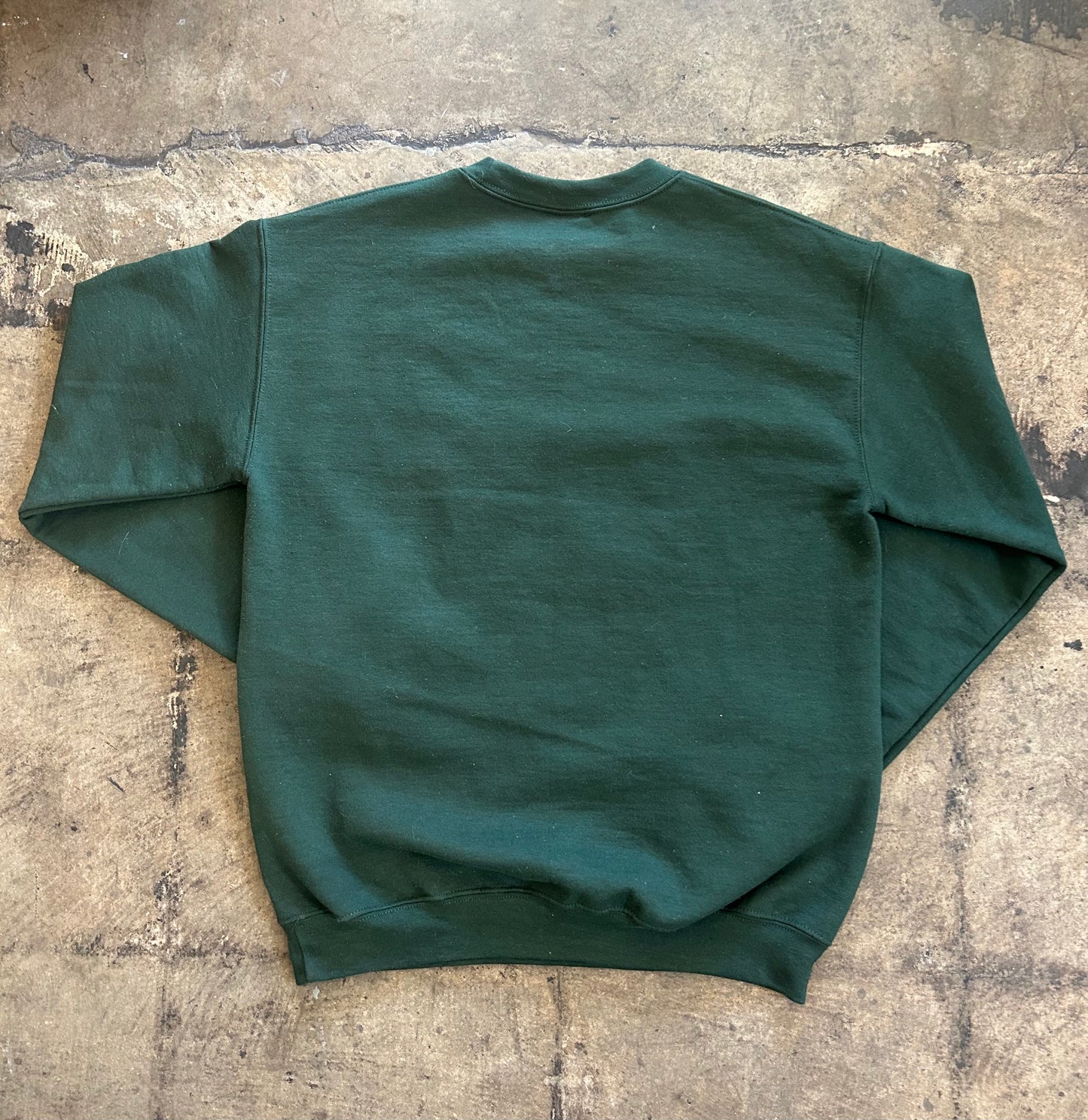 Green Alaska Embroidered Crewneck