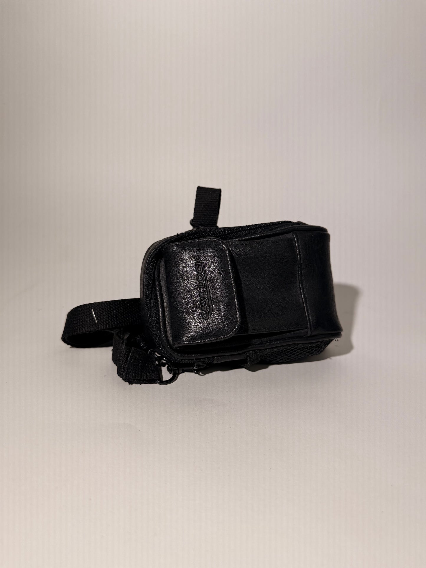 Black Leather Camera Case