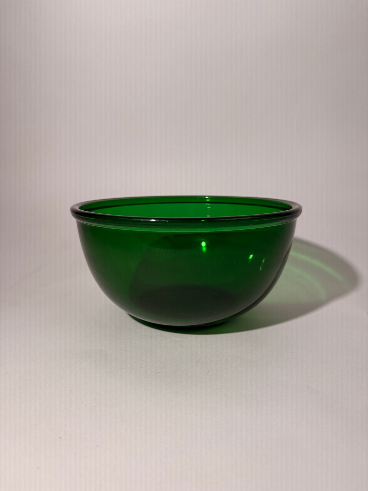 Large Green Glass Bowl