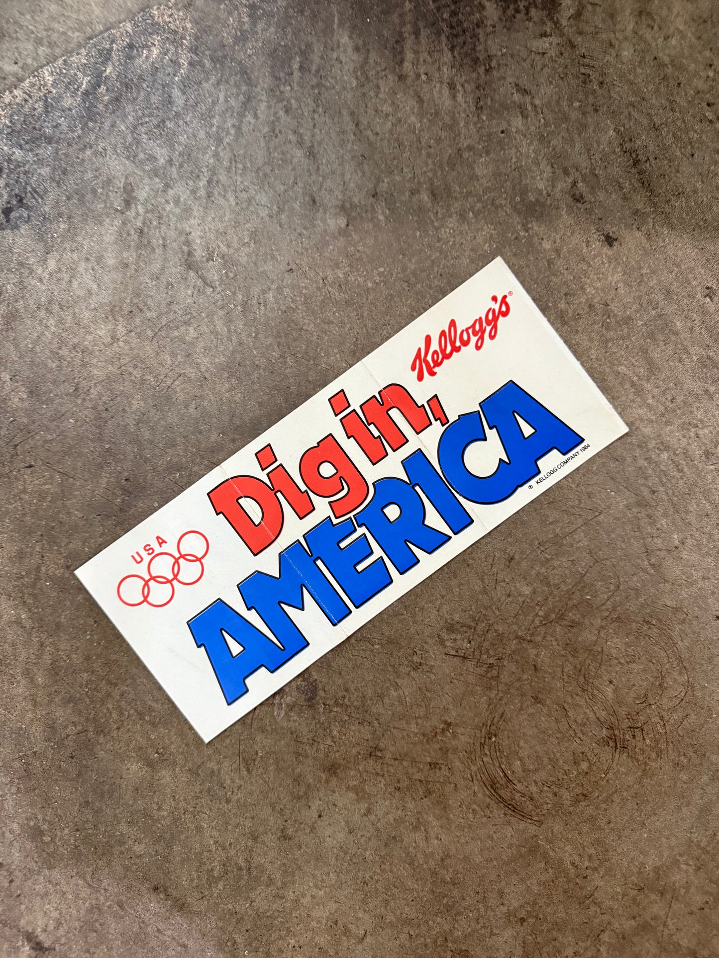 Olympic Kellogg's Bumper Sticker