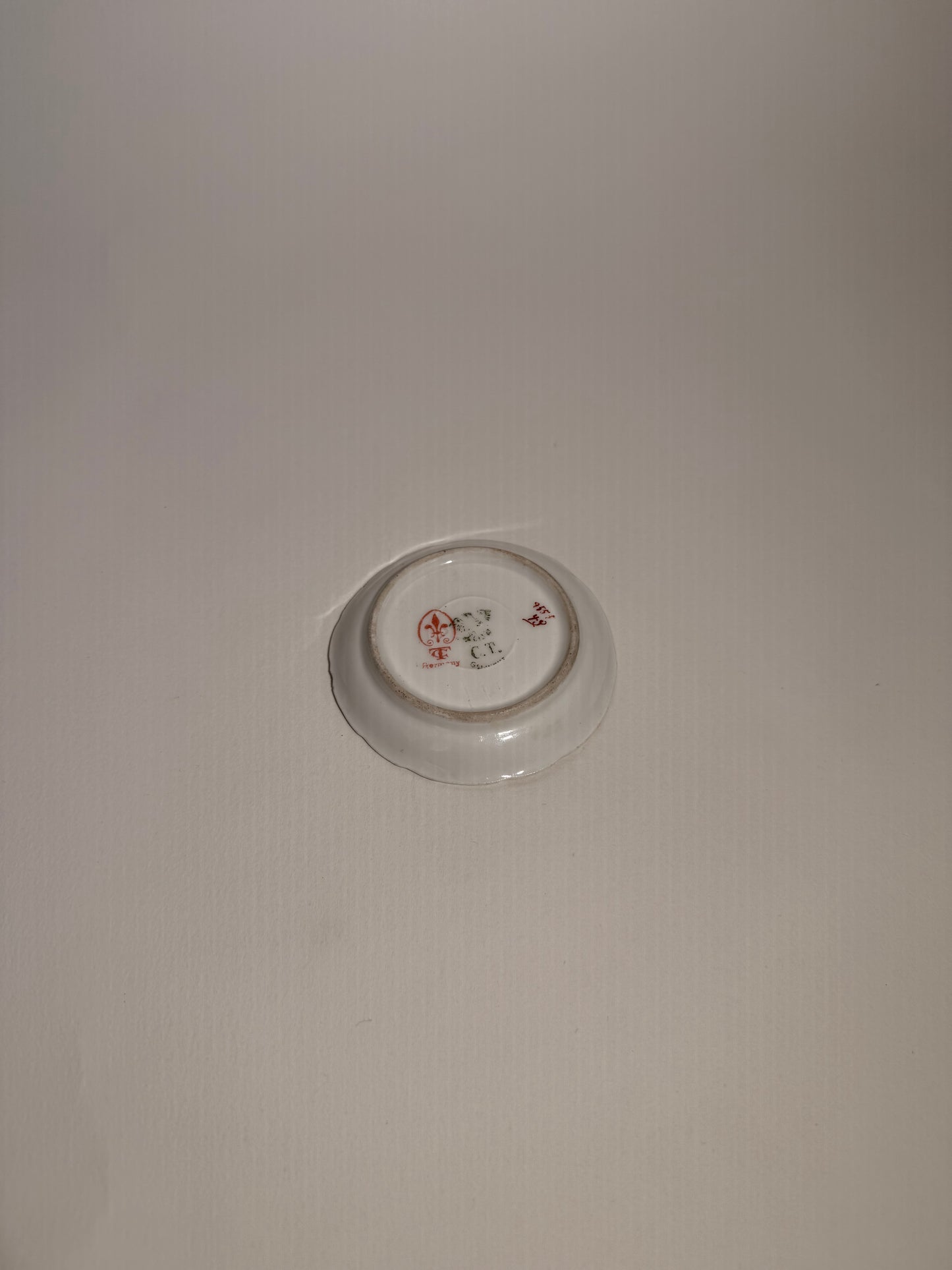 Small Purple Floral Dish