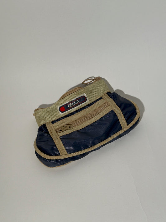 Cella Blue Mini Zipper Pouch