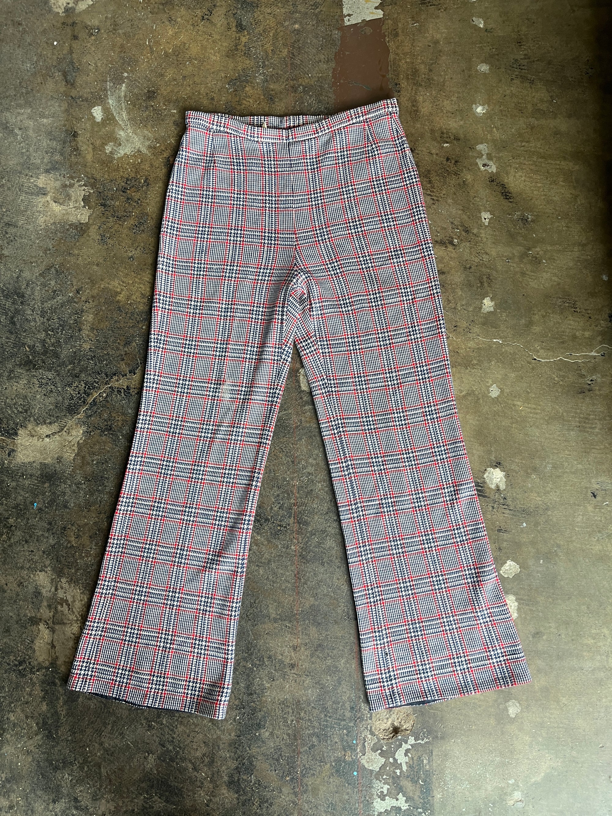 Bleyle Red/Navy Plaid Pants