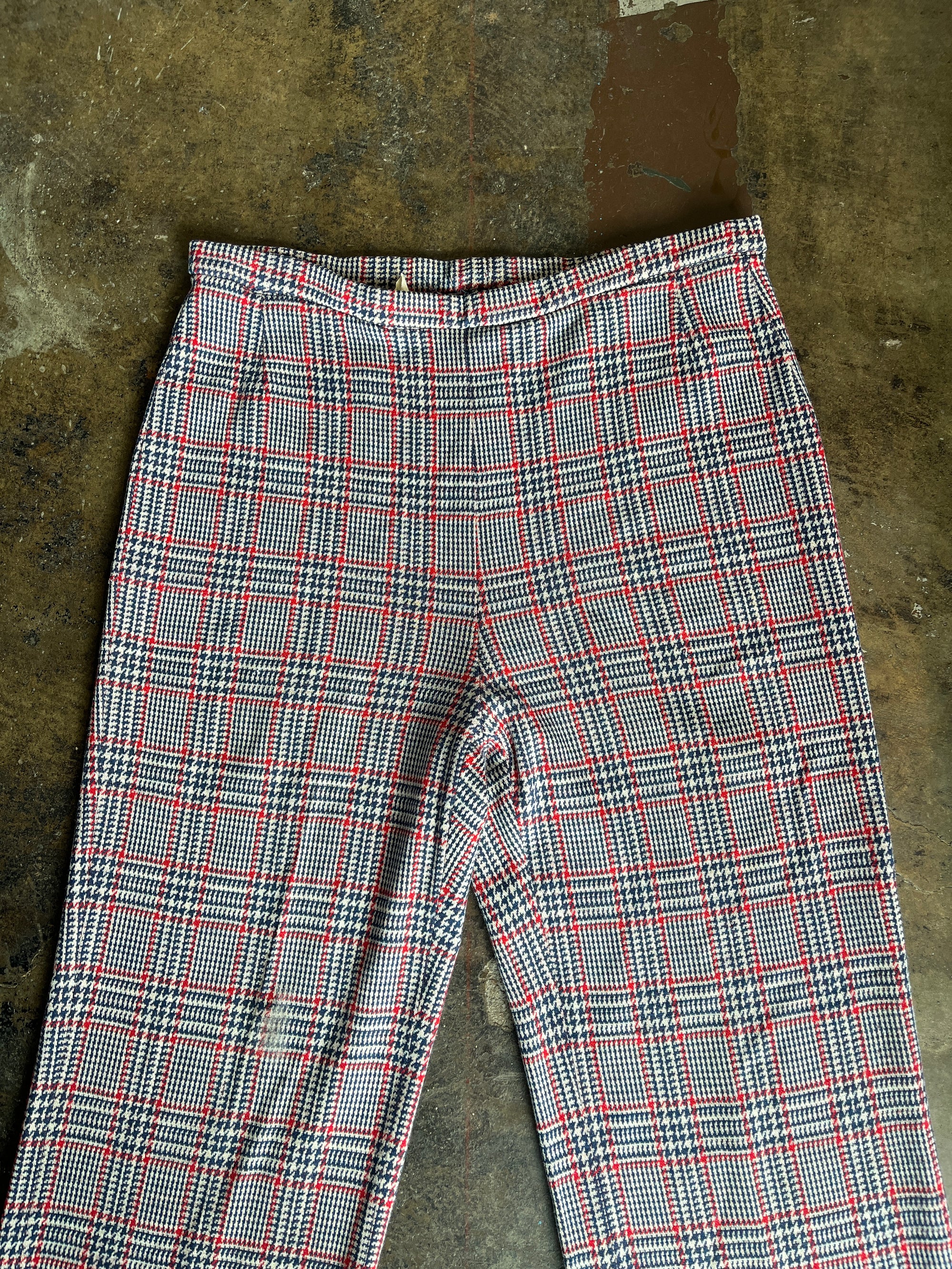 Bleyle Red/Navy Plaid Pants