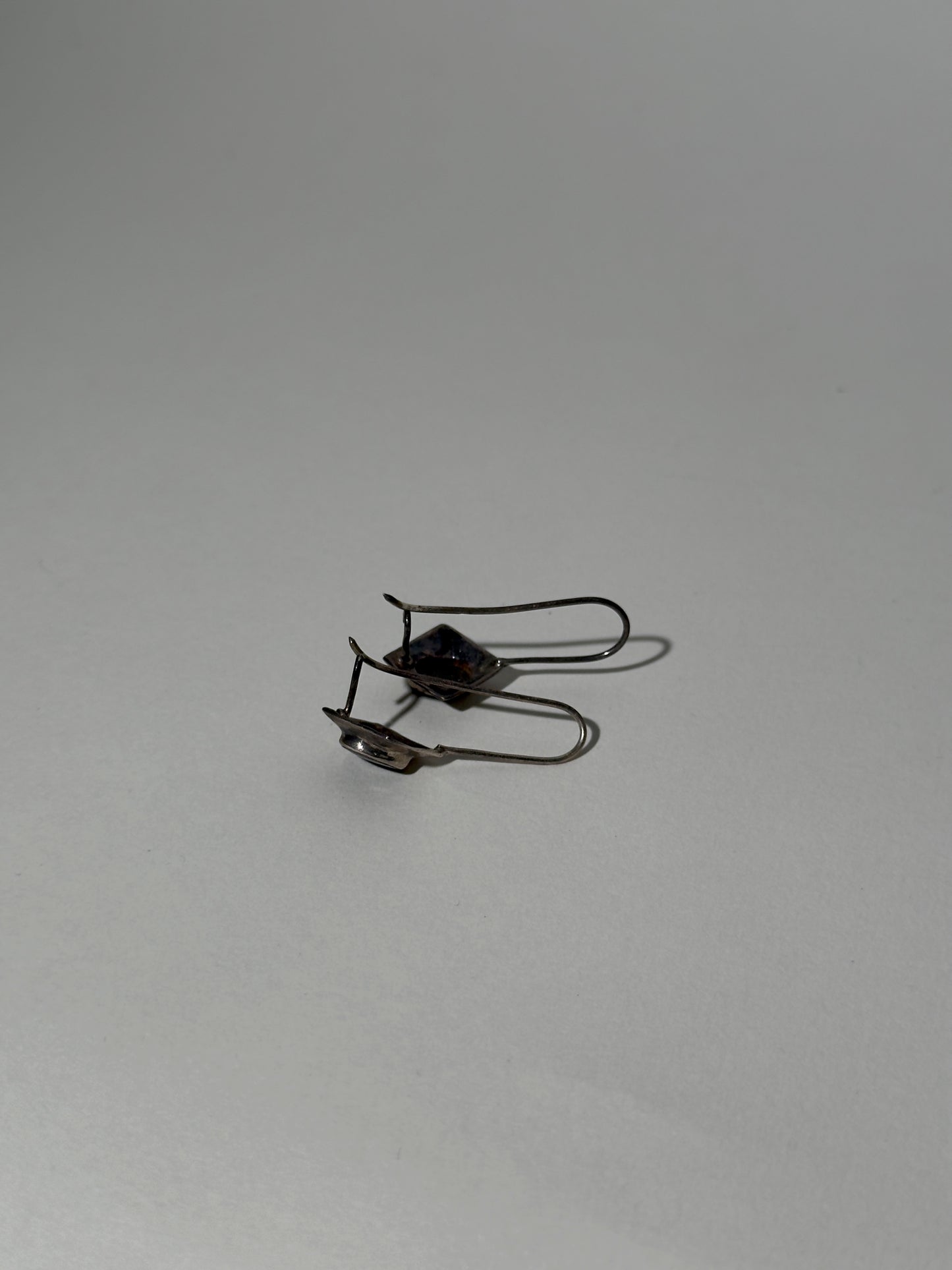 Sterling Silver Onyx Drop Earrings