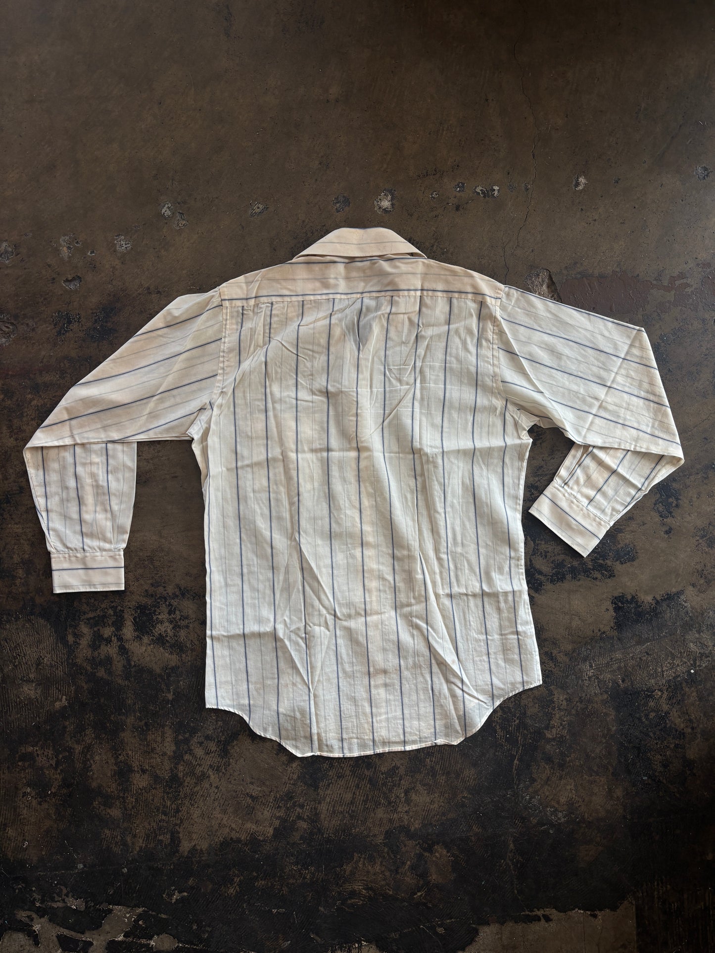 Ketch Blue Striped Button Up