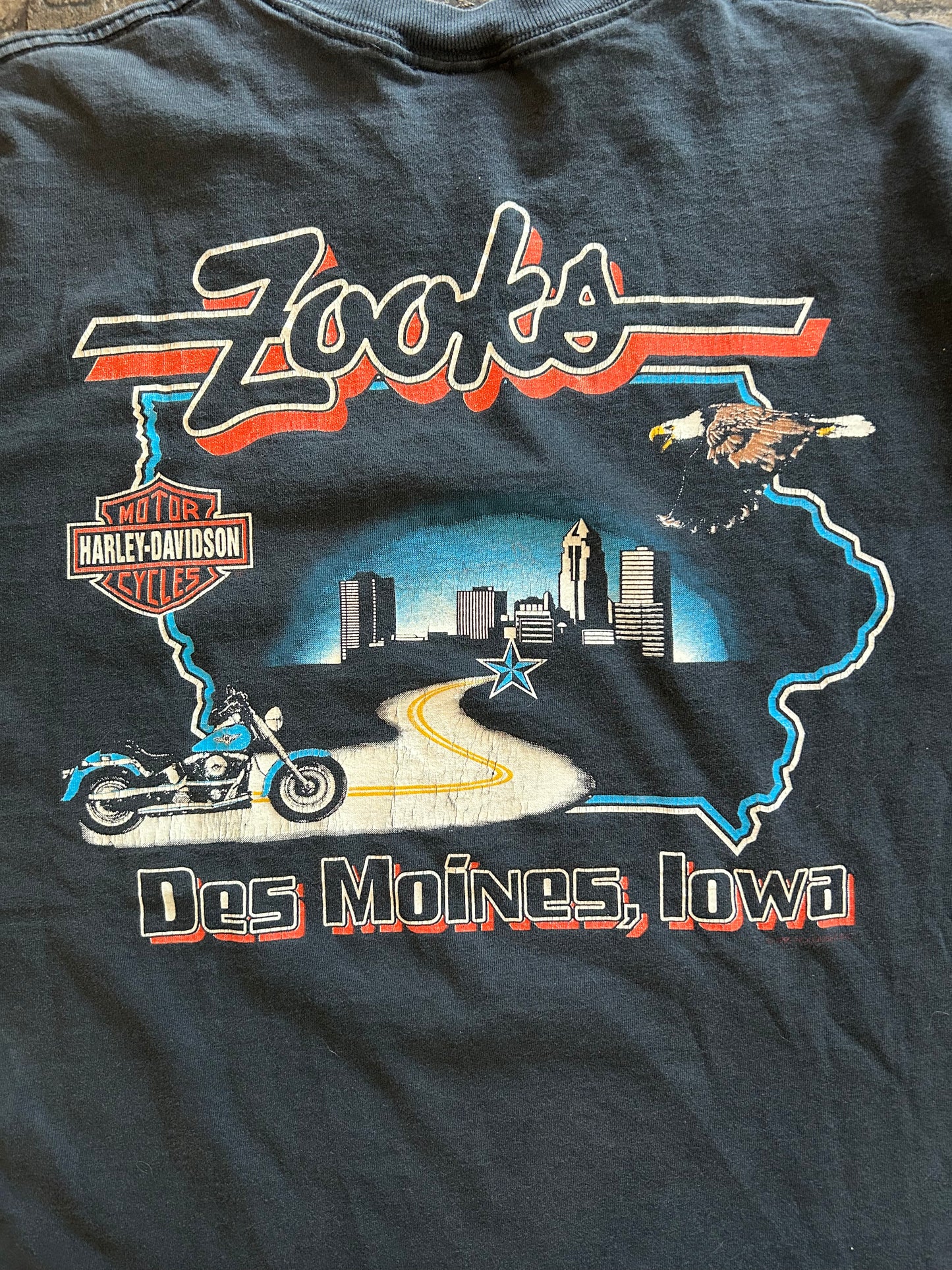 Ride Like The Wind Harley Davidson Tee