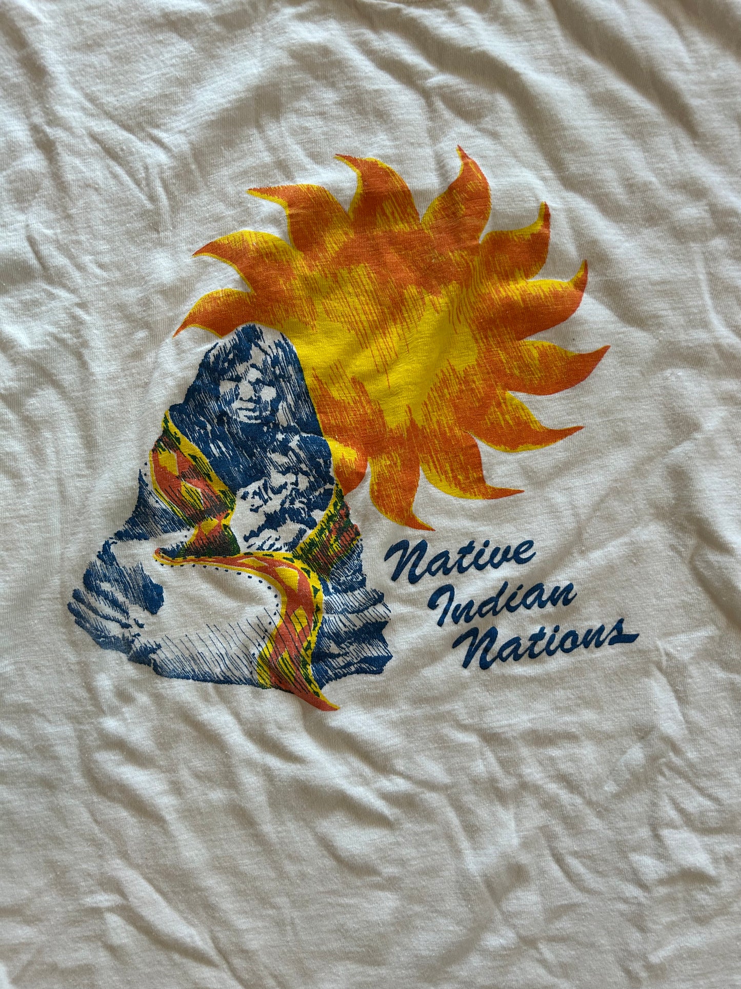 White Native Indian Nations Tee