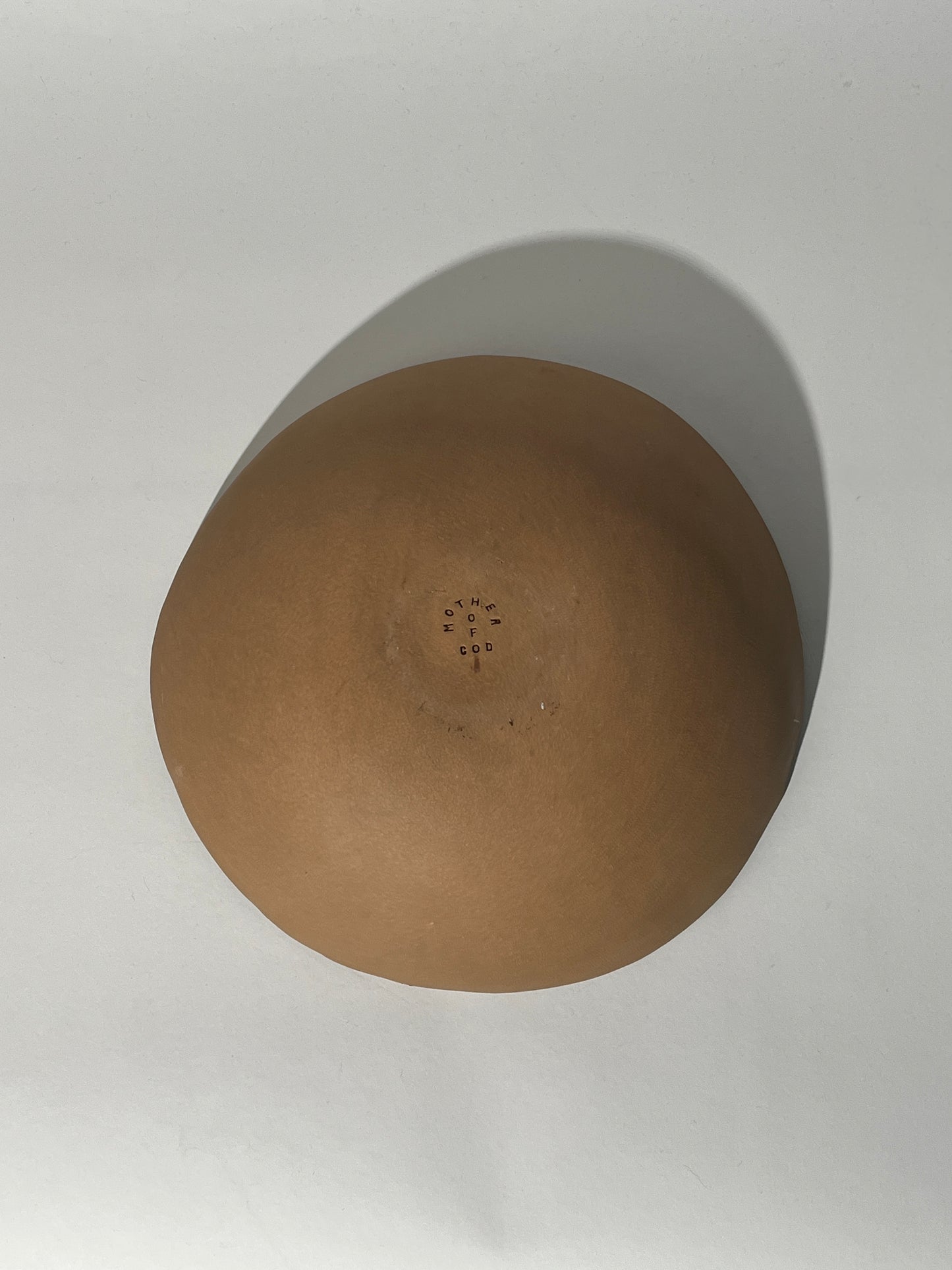 Large Mother Of God Ceramic Bowl