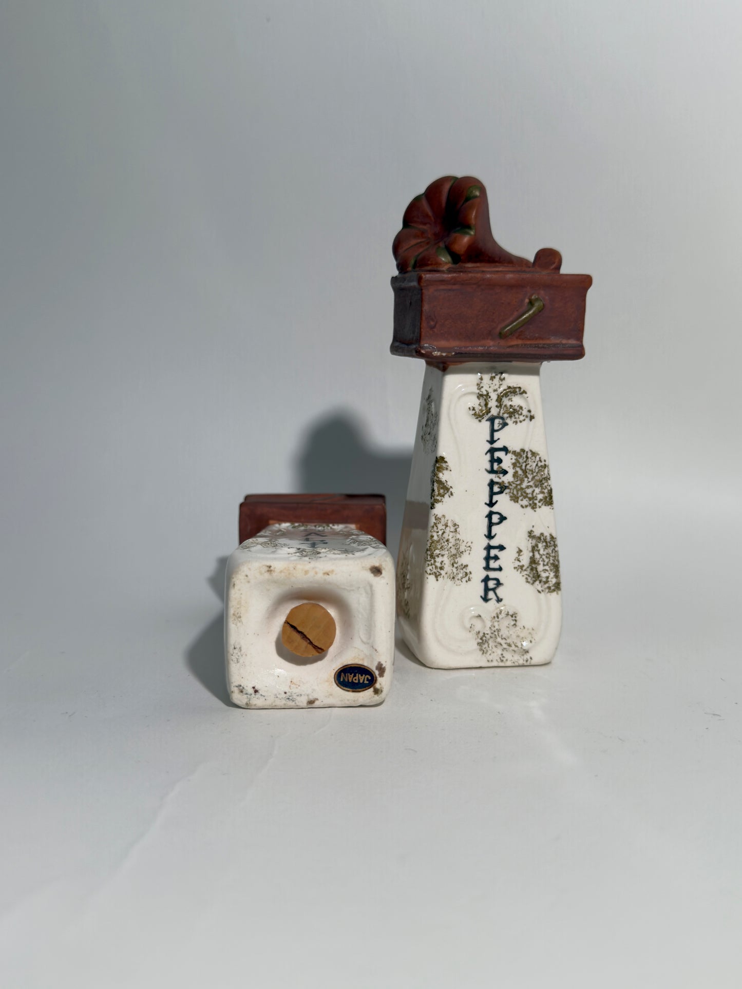Phonograph Salt + Pepper Shakers