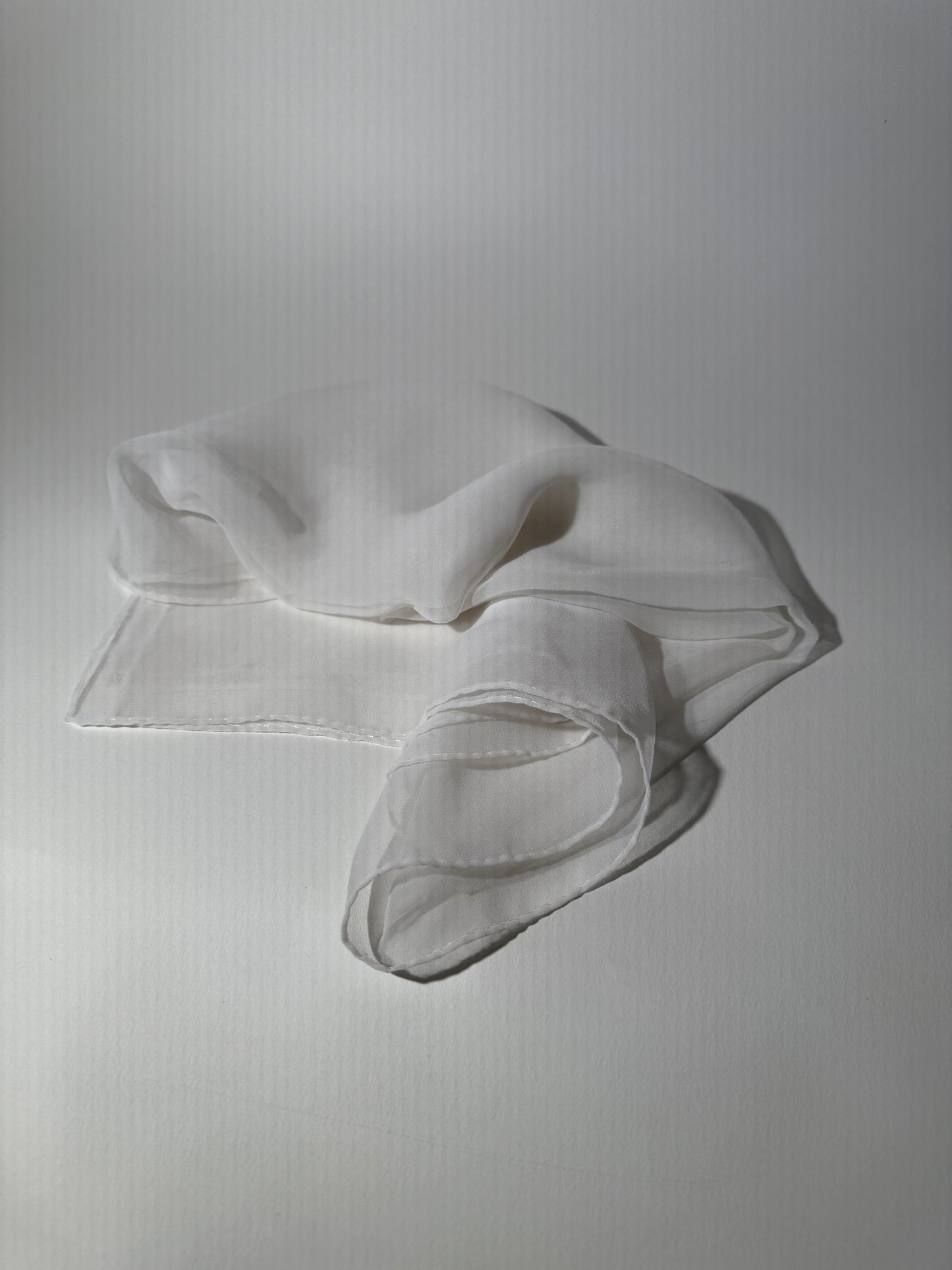 White Gauze Scarf