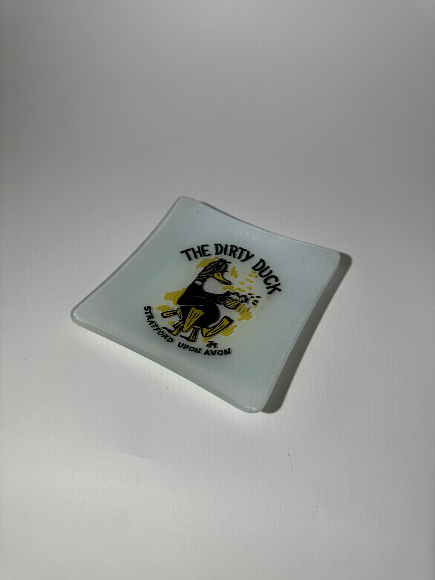 Dirty Duck Glass Dish