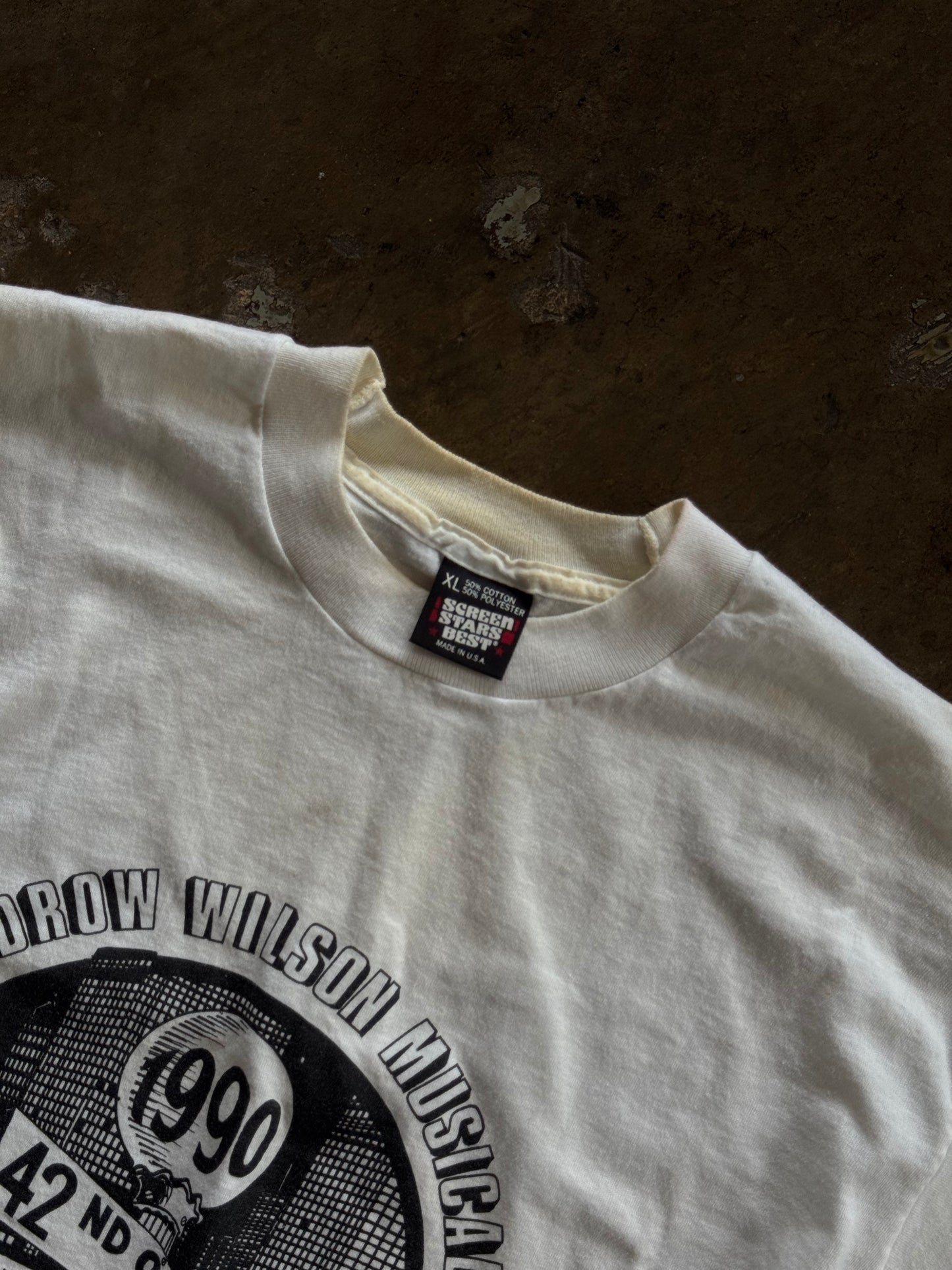 White Woodrow Wilson 42nd Street Tee