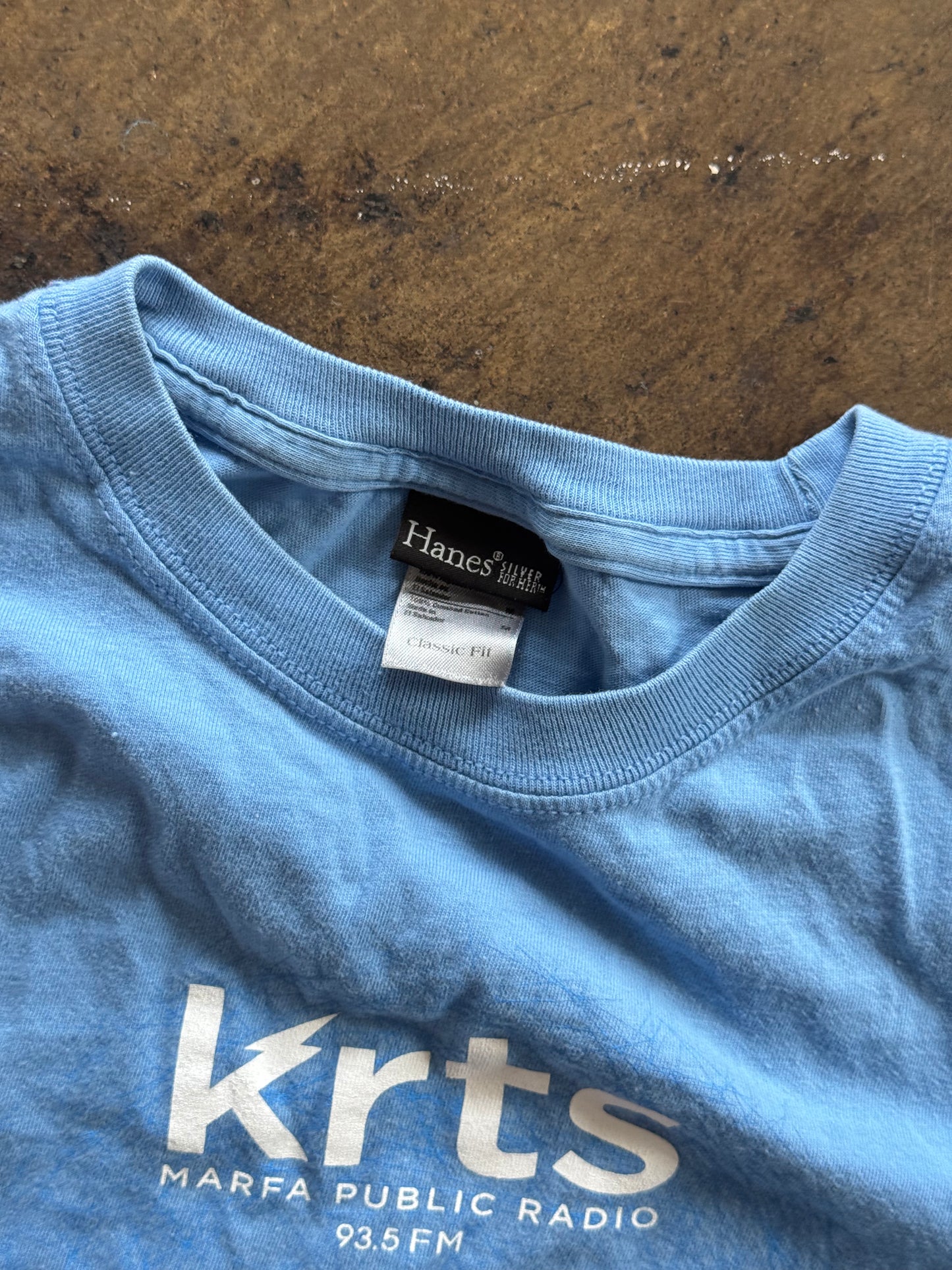 Blue Marfa Public Radio Tee