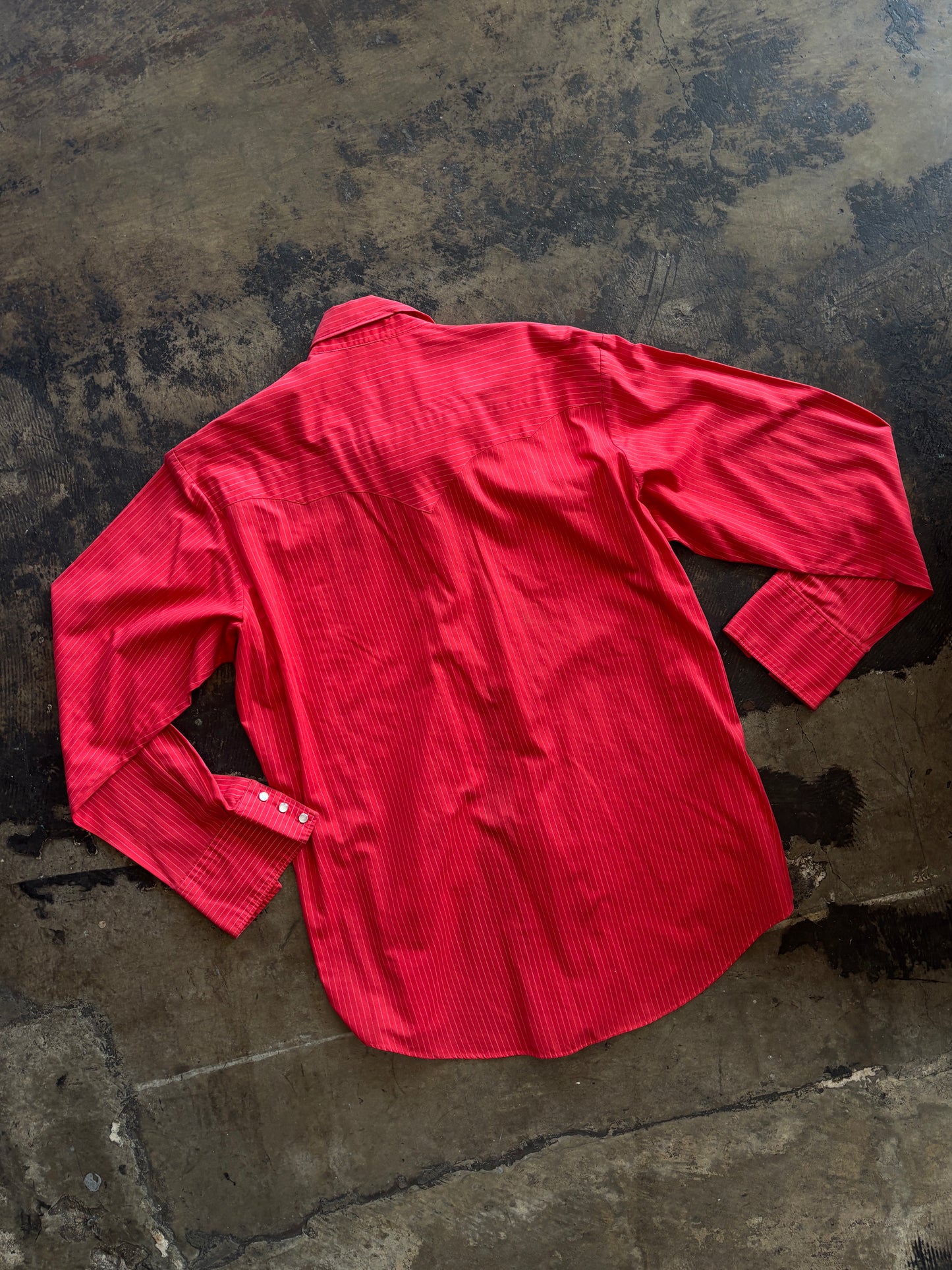 Miller Red Stripe Pearl Snap
