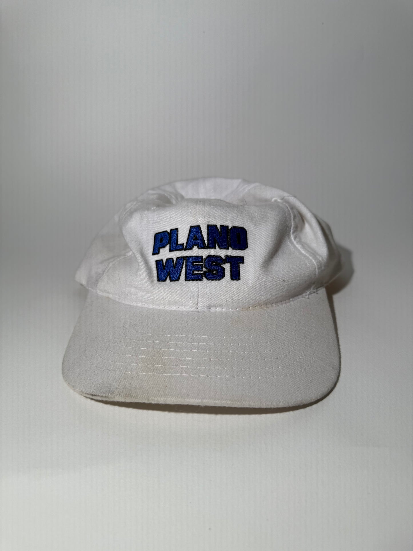 White Plano West Dad Hat