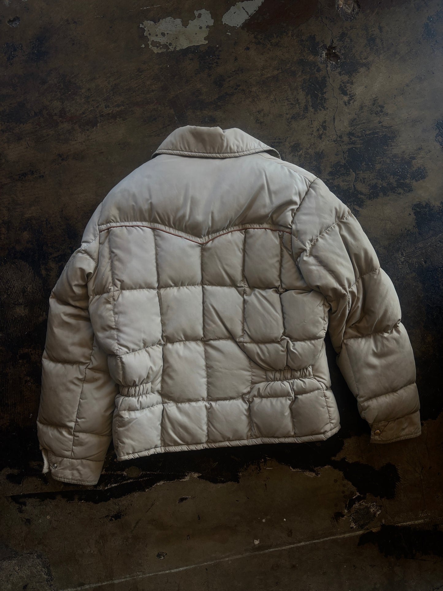 Walls Tan Quilted Down Jacket