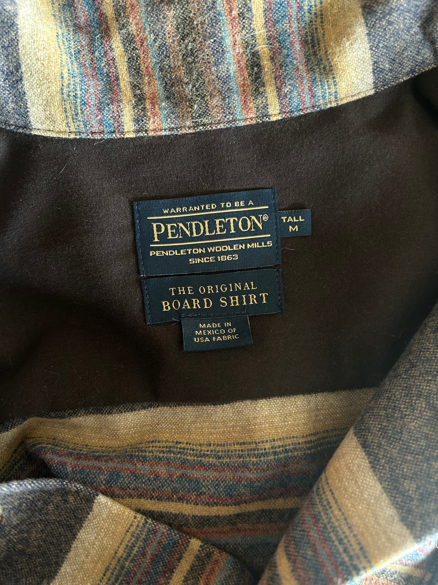 Warm Stripe Pendleton Board Shirt