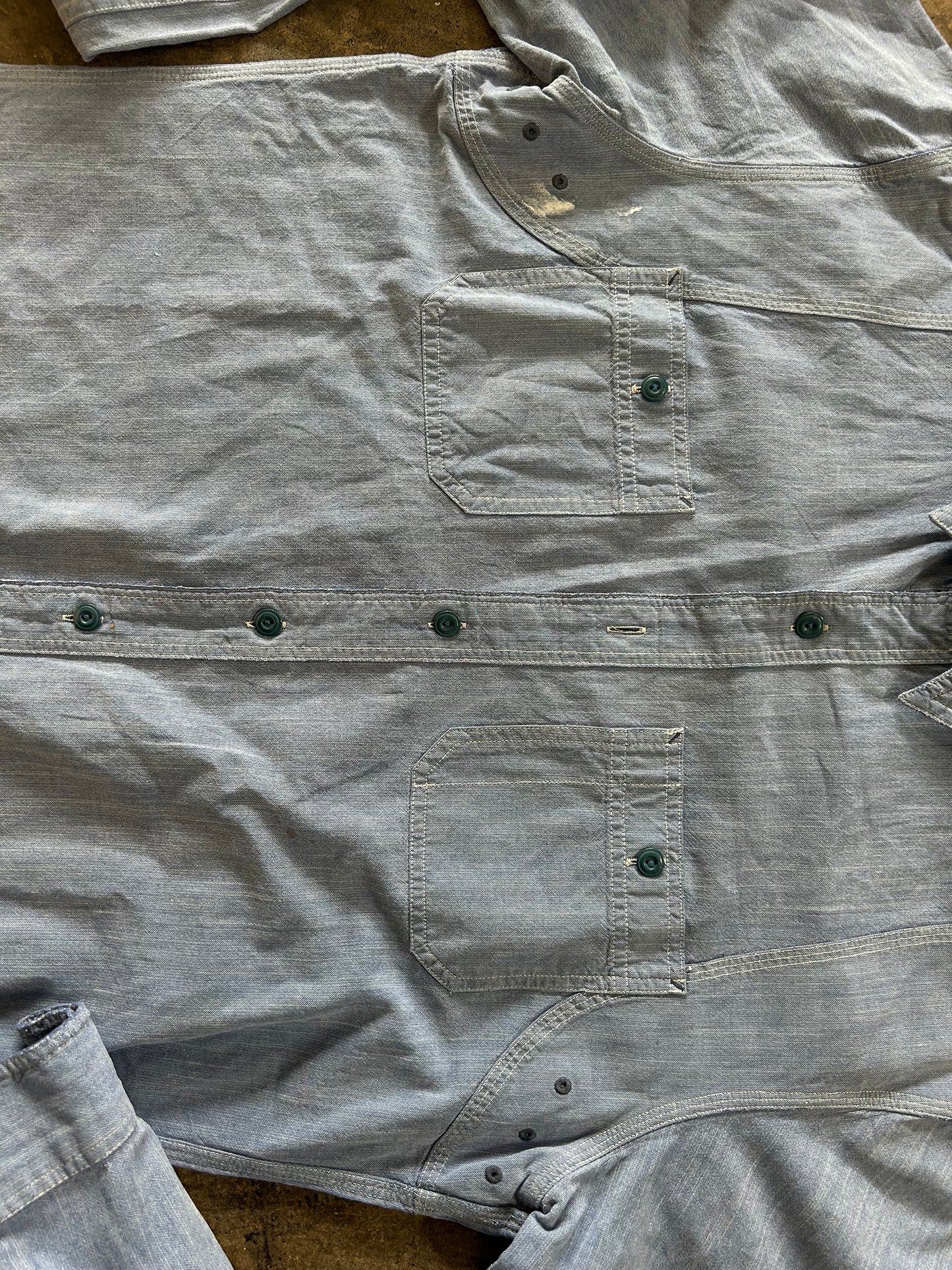 Chambray Ralph Lauren Rugby Button Up
