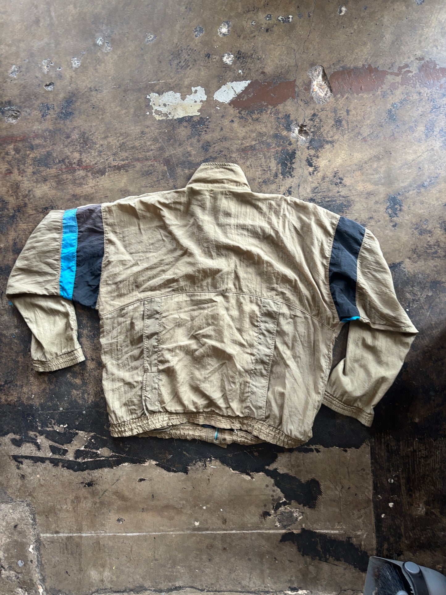 Olive Colorblock Puma Windbreaker