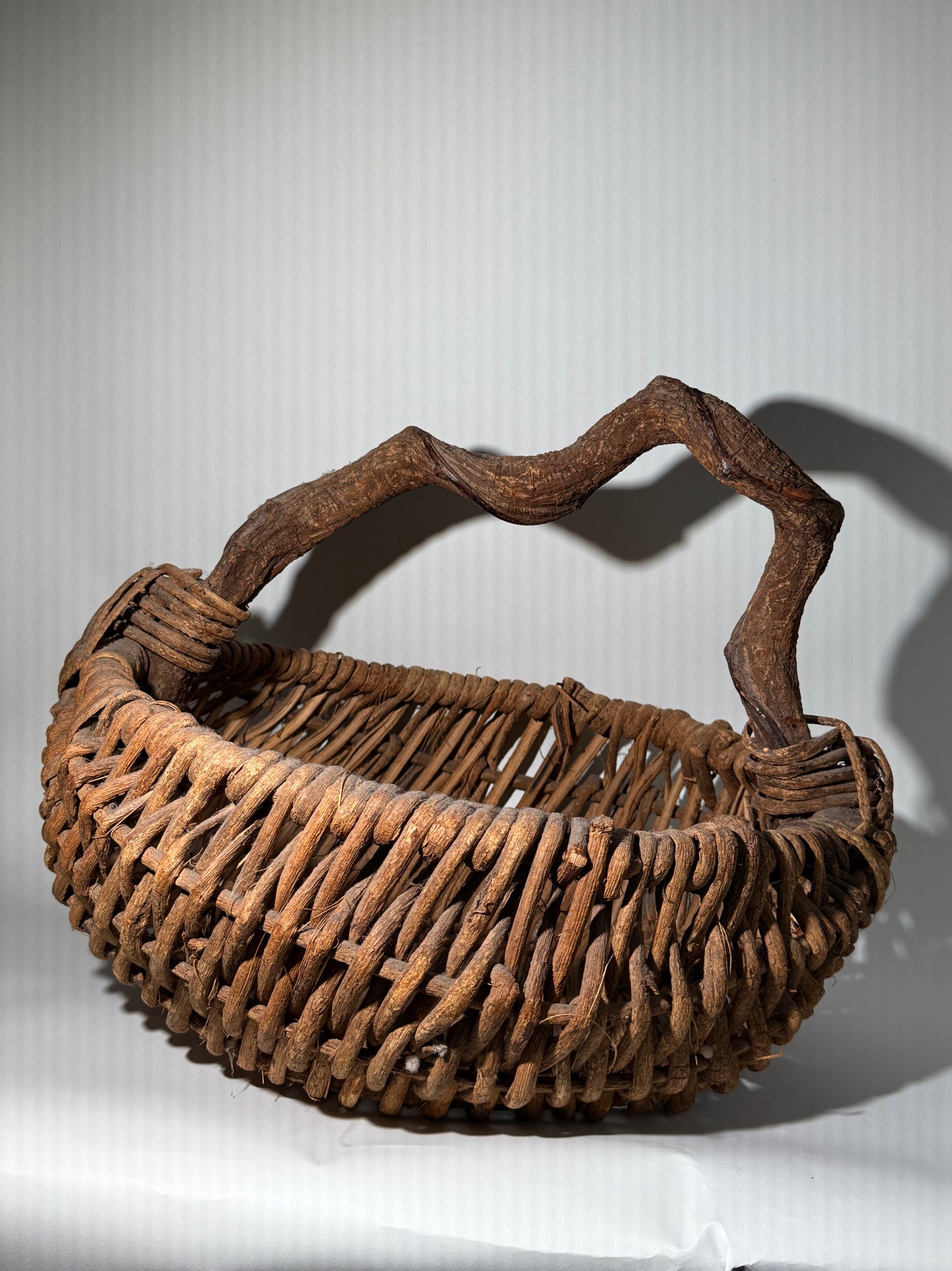 Handmade Top Handle Basket