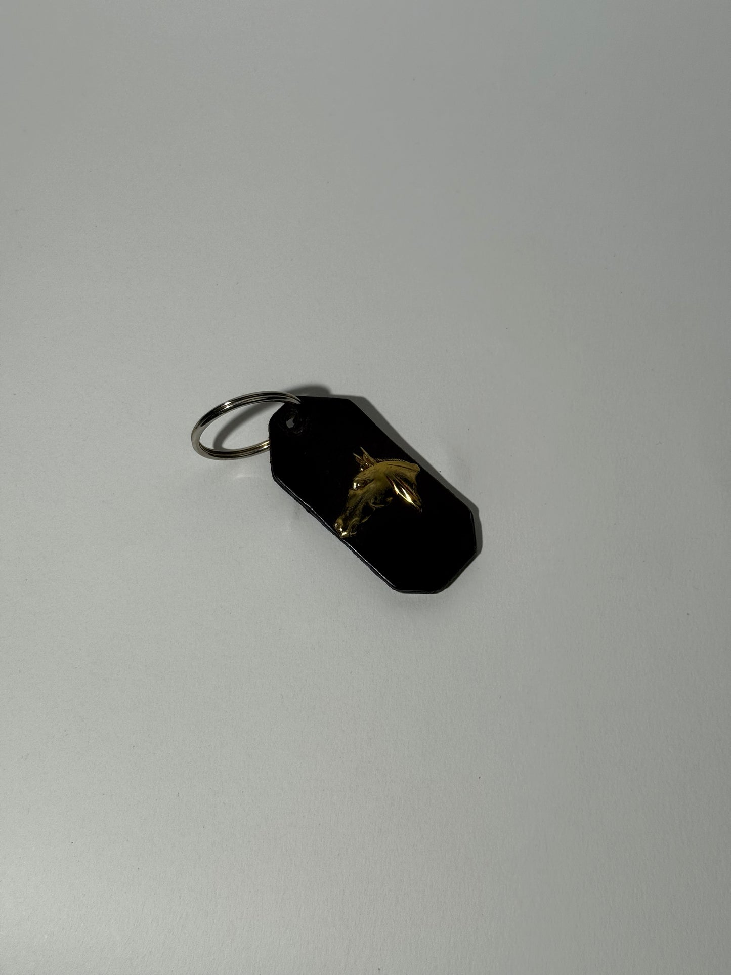 Leather Horse Key Ring