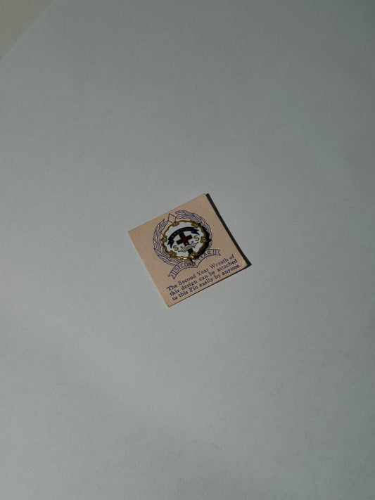 Second Year Baptist Cross Pin