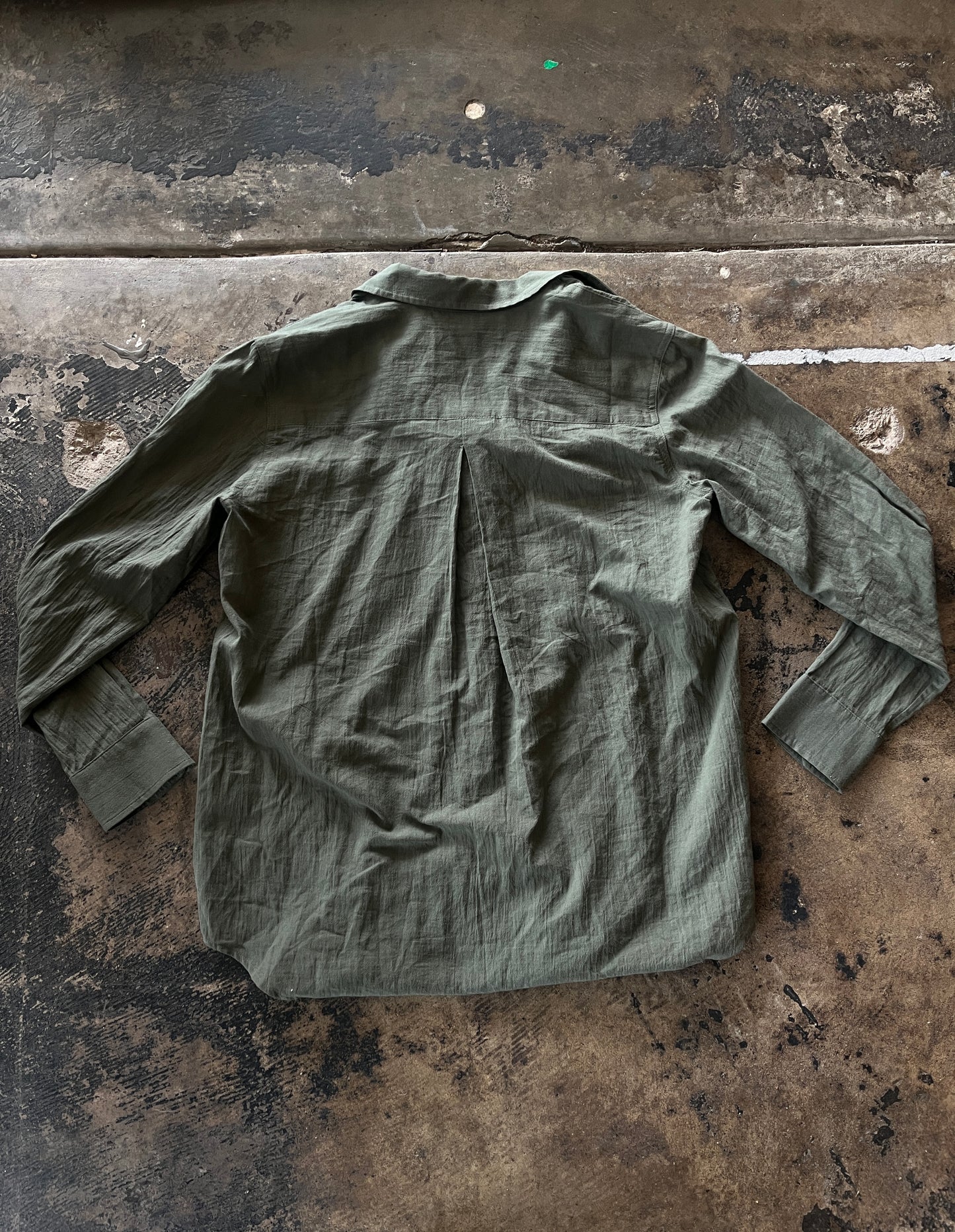 Olive Club Monaco Button Down Blouse