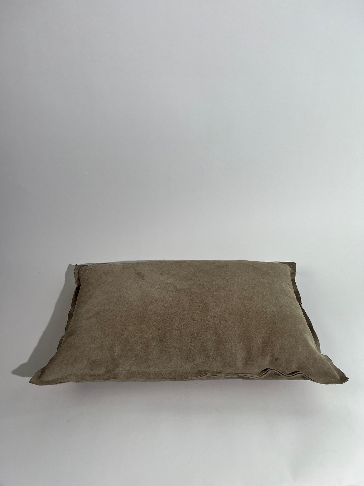Beige Suede Throw Pillows