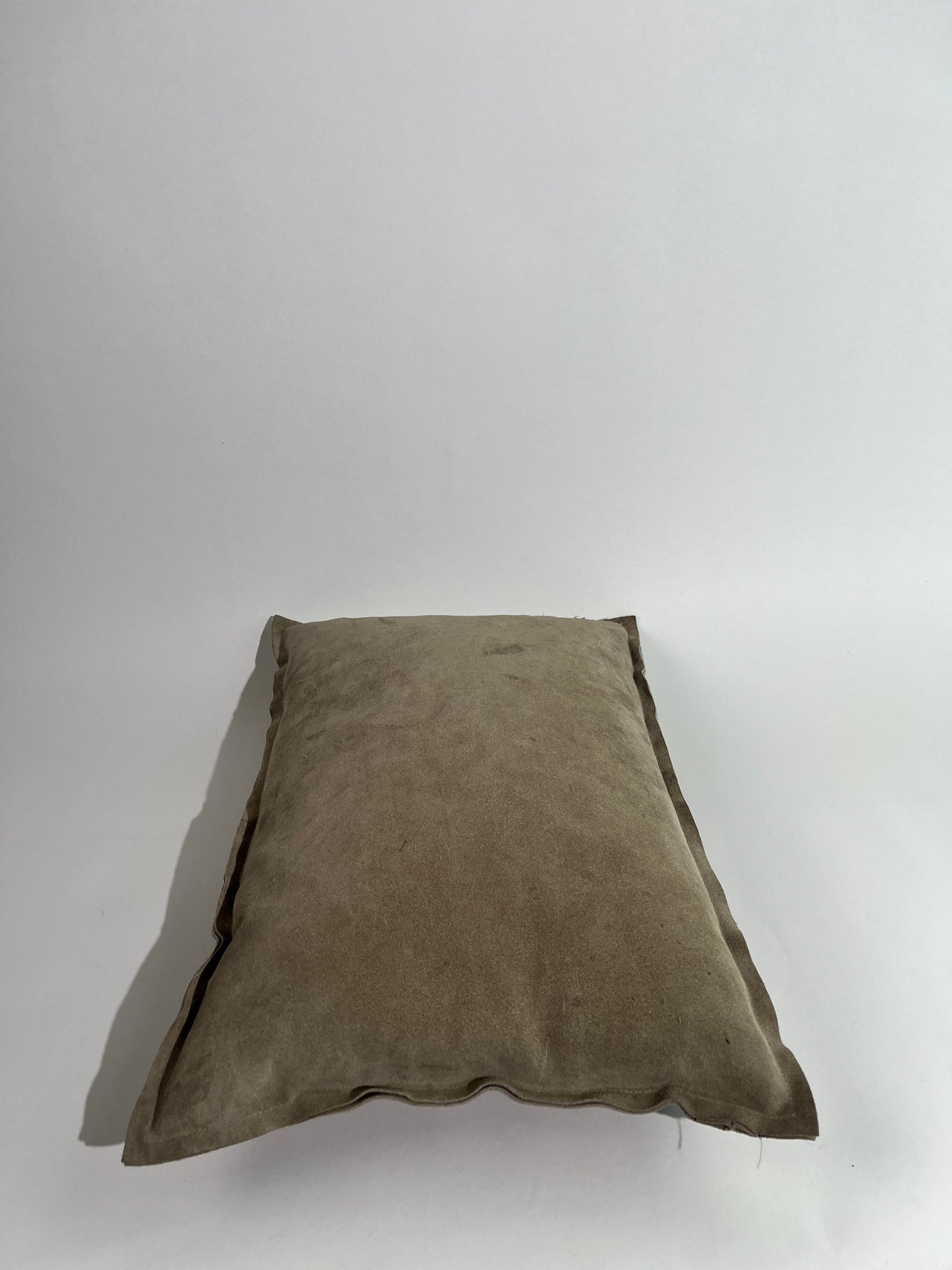 Beige Suede Throw Pillows