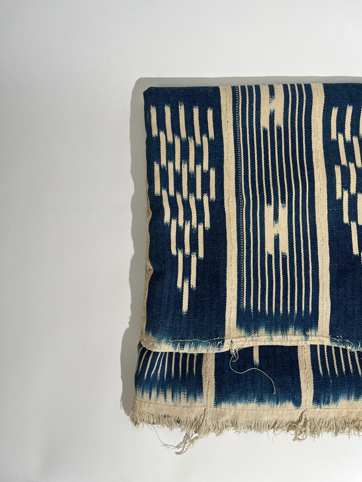 Indigo Dyed Patterned Throw