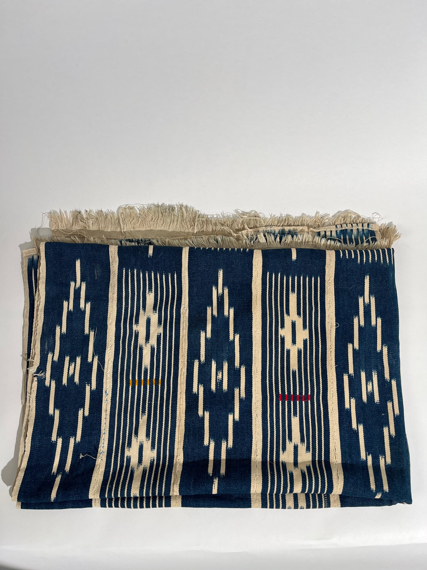 Indigo Dyed Patterned Throw